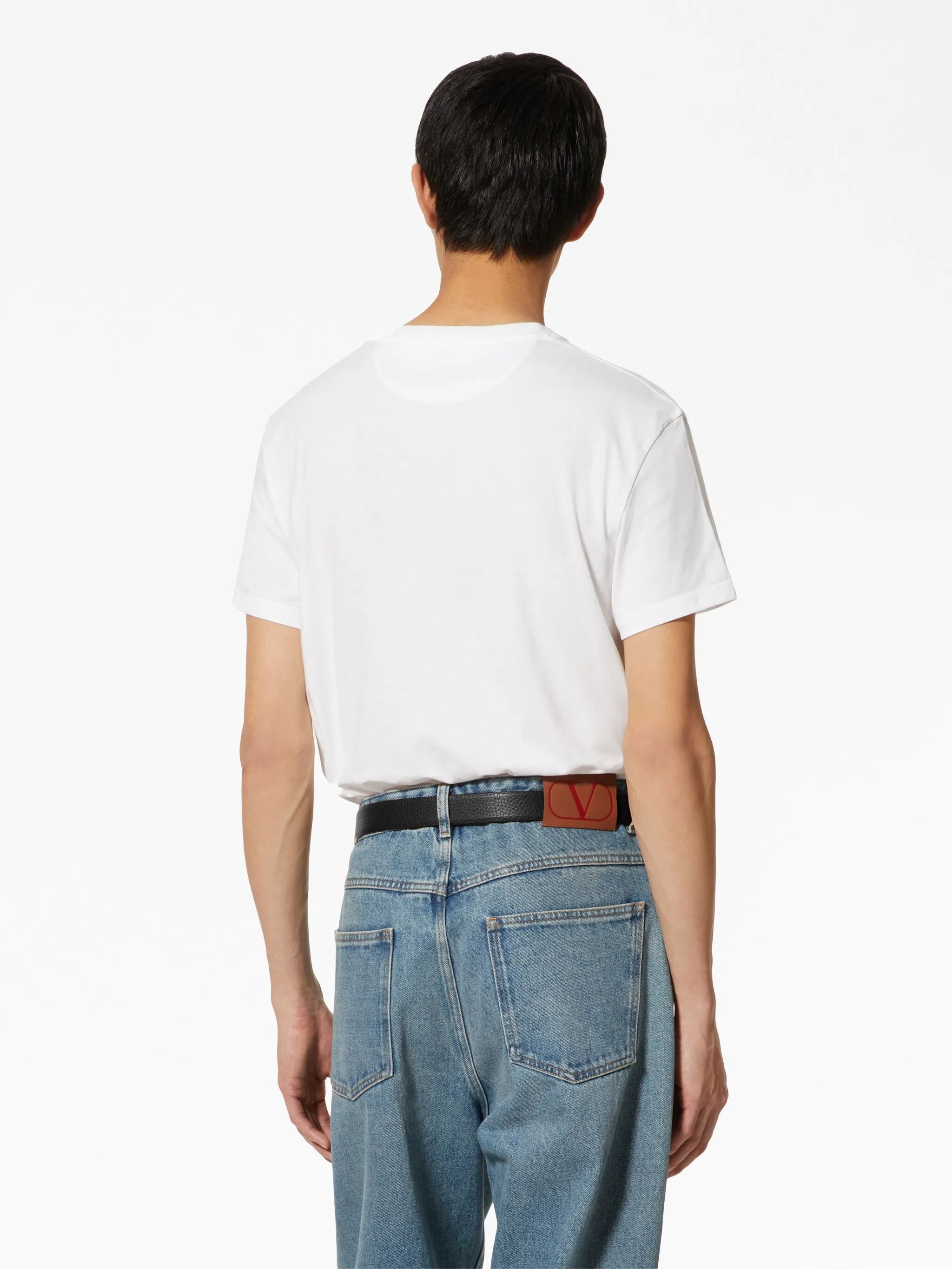 round-neck logo-print T-shirt