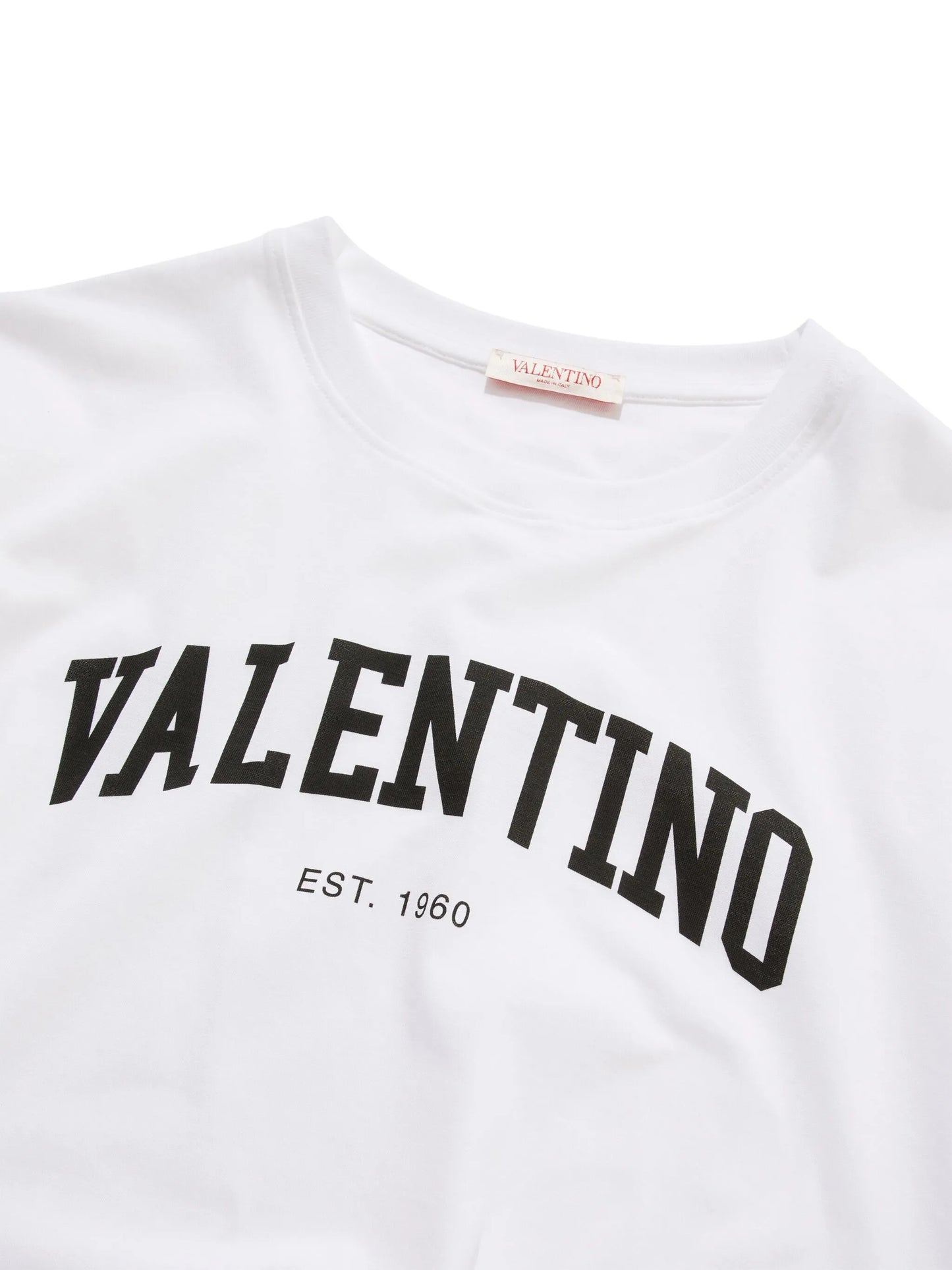 round-neck logo-print T-shirt