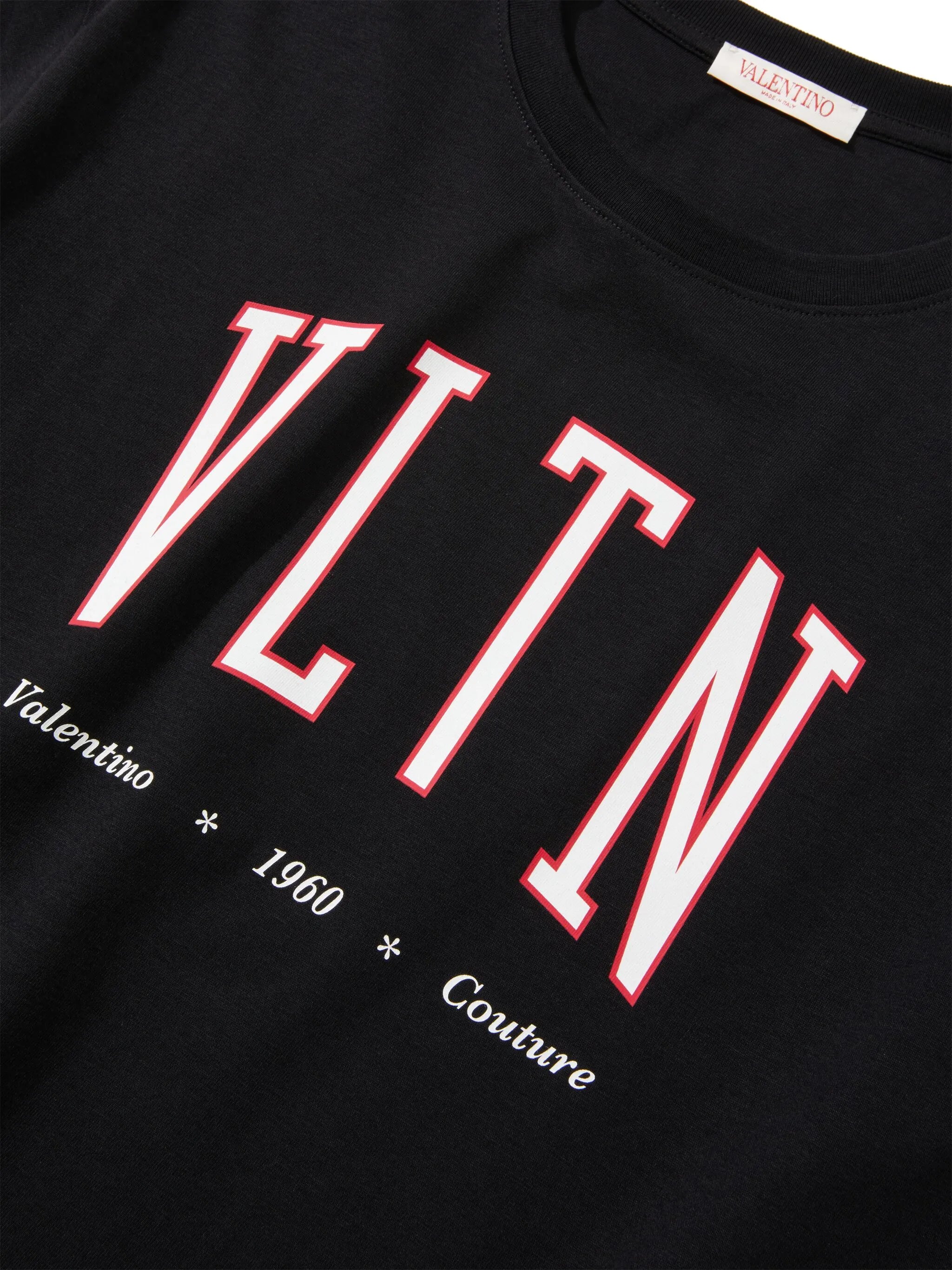 VLTN-print crew-neck T-shirt