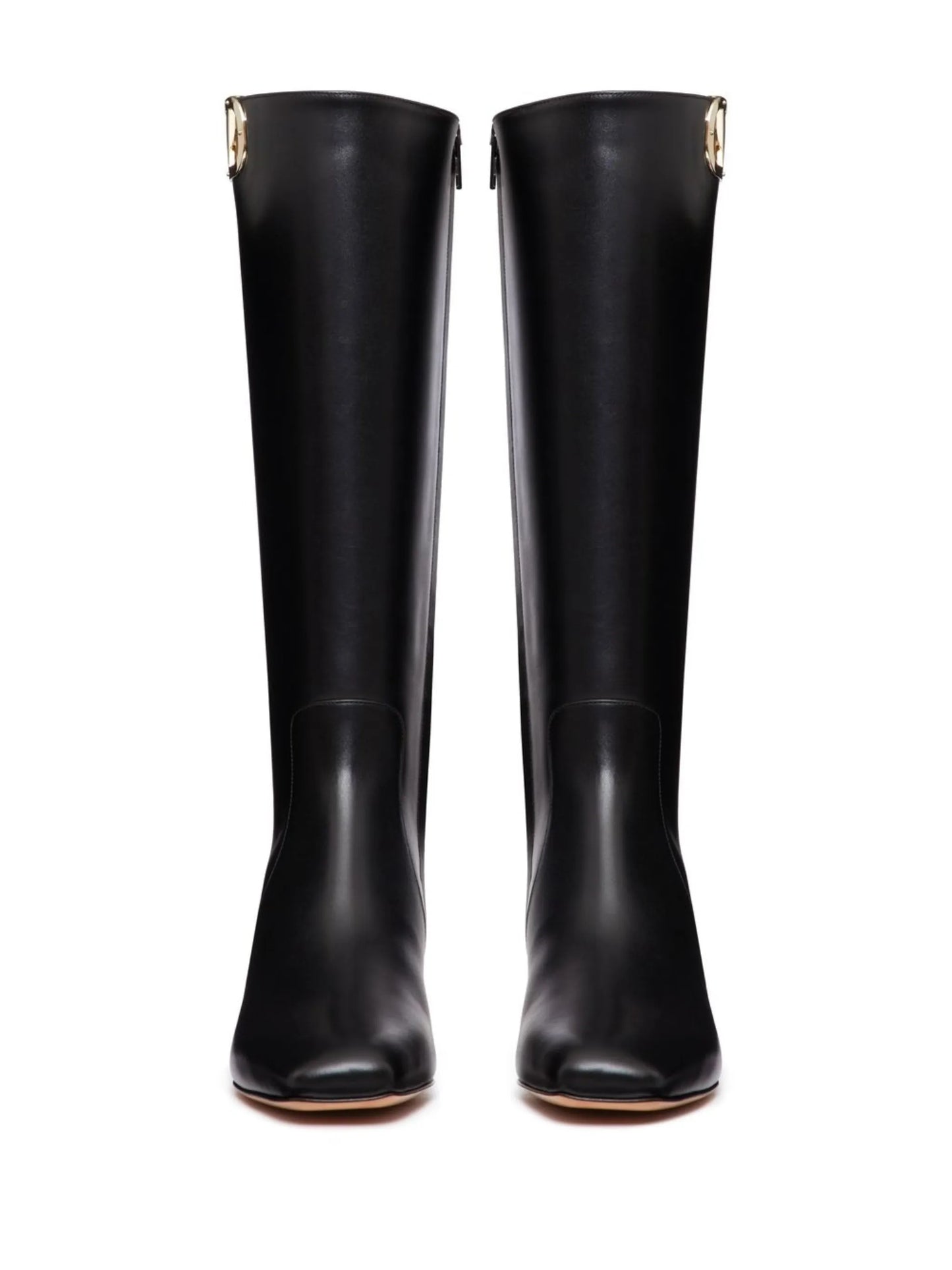 VLogo Type knee-high boots