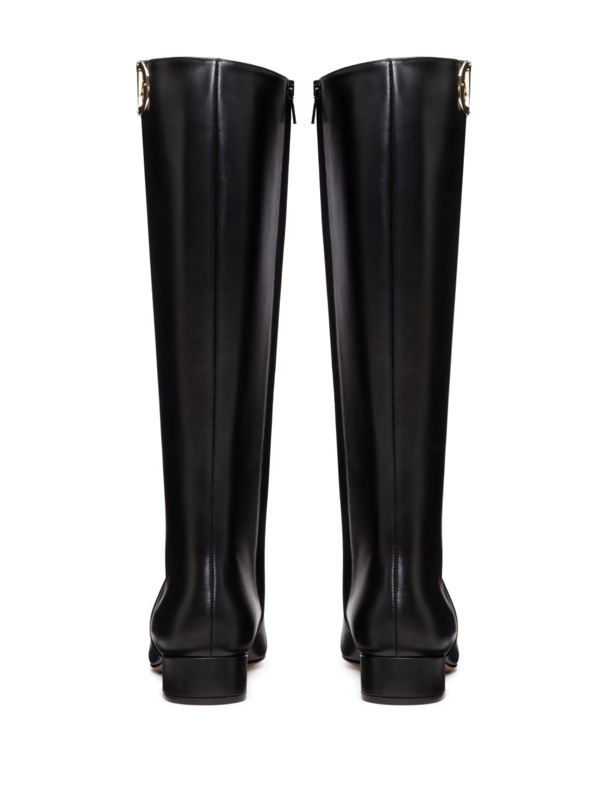 VLogo Type knee-high boots