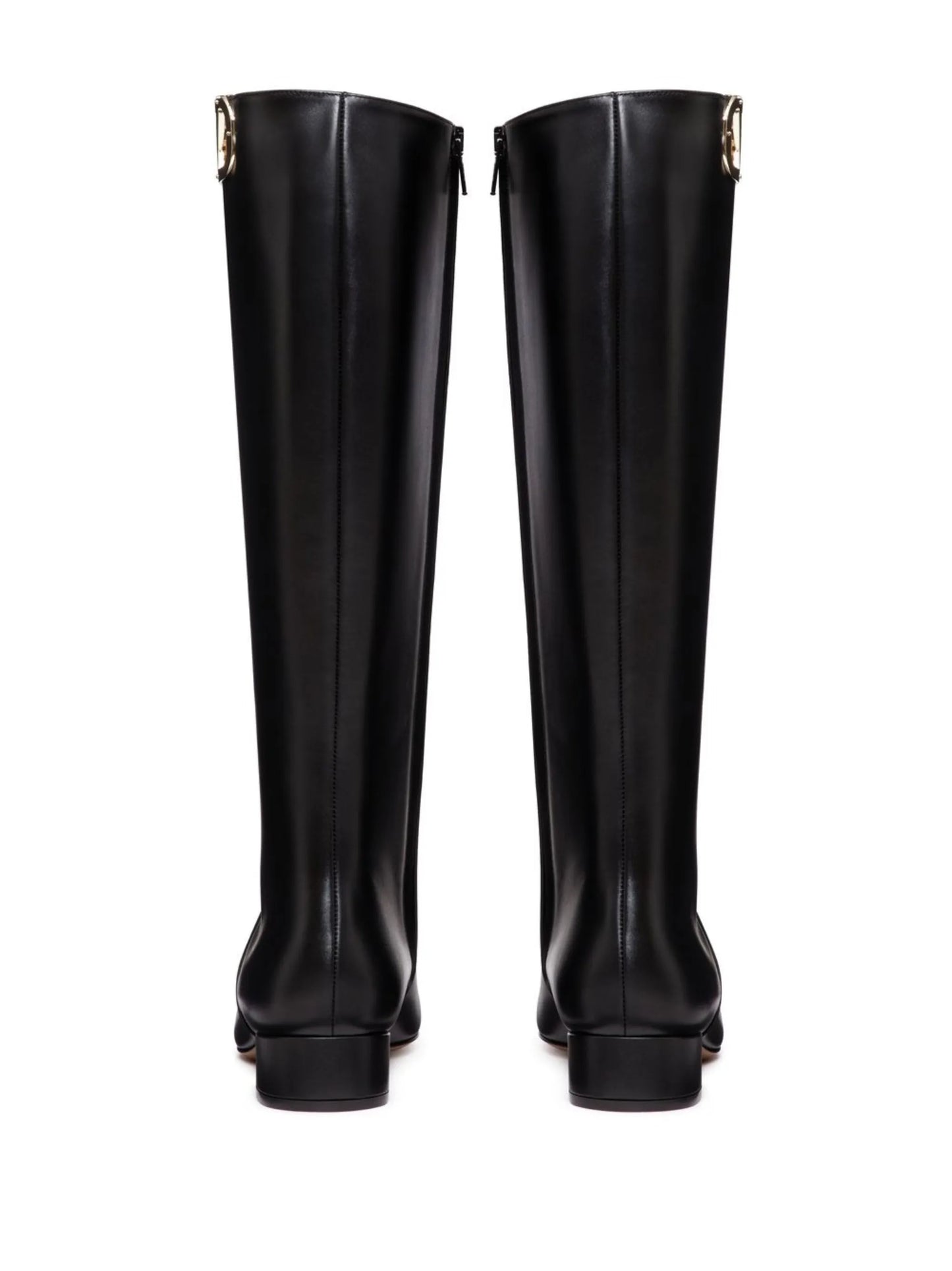 VLogo Type knee-high boots