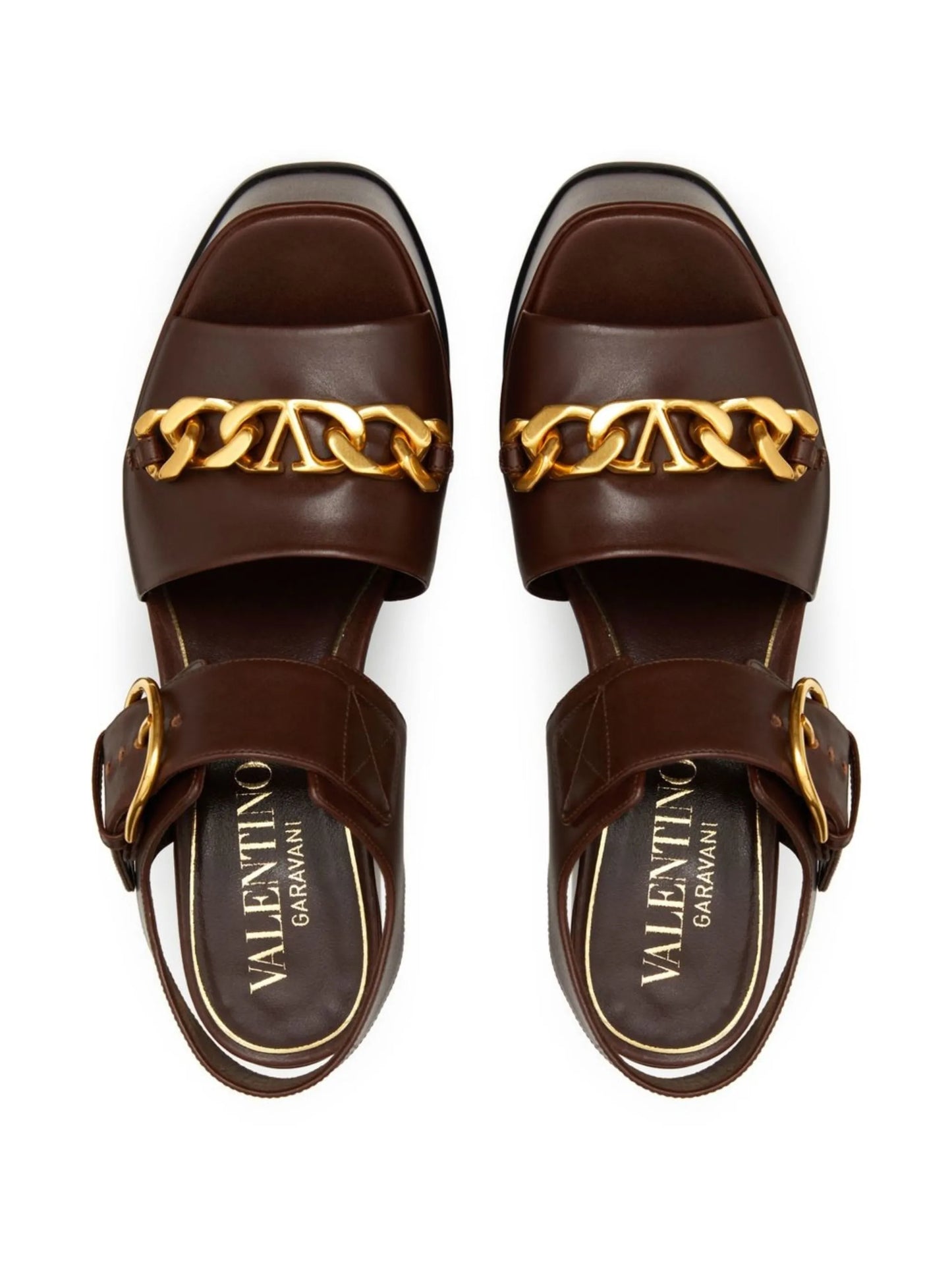 VLogo Chain 130mm platform sandals
