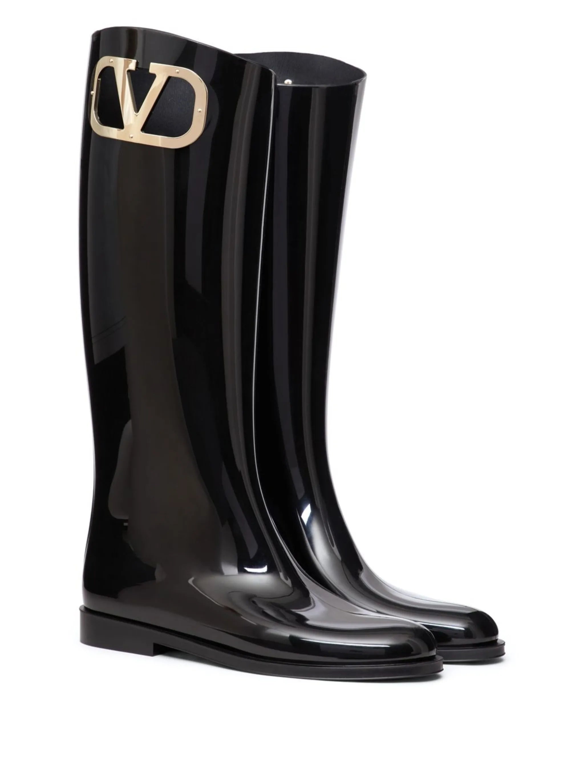 VLogo Type patent rain boots