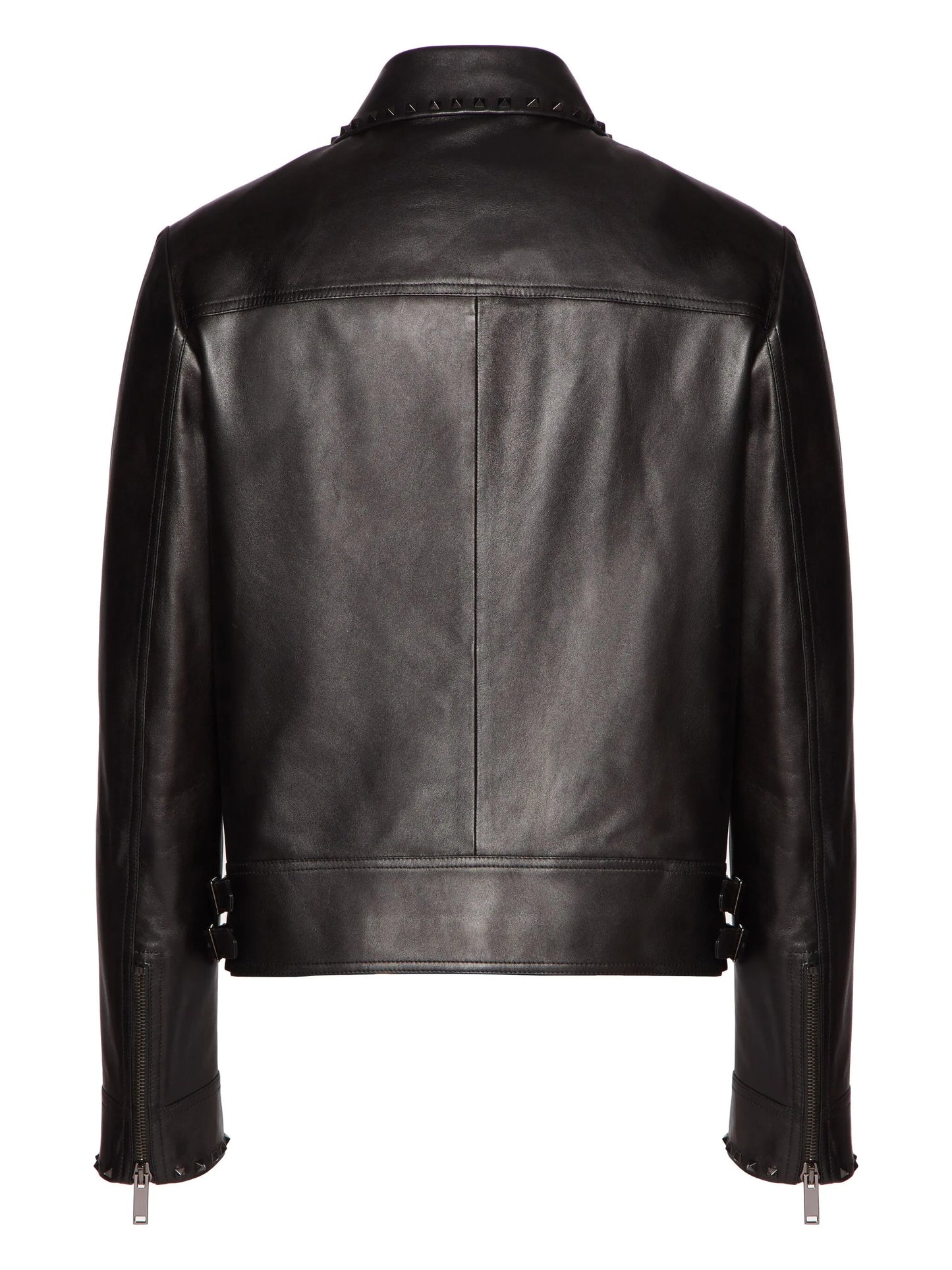Untitled studs leather jacket