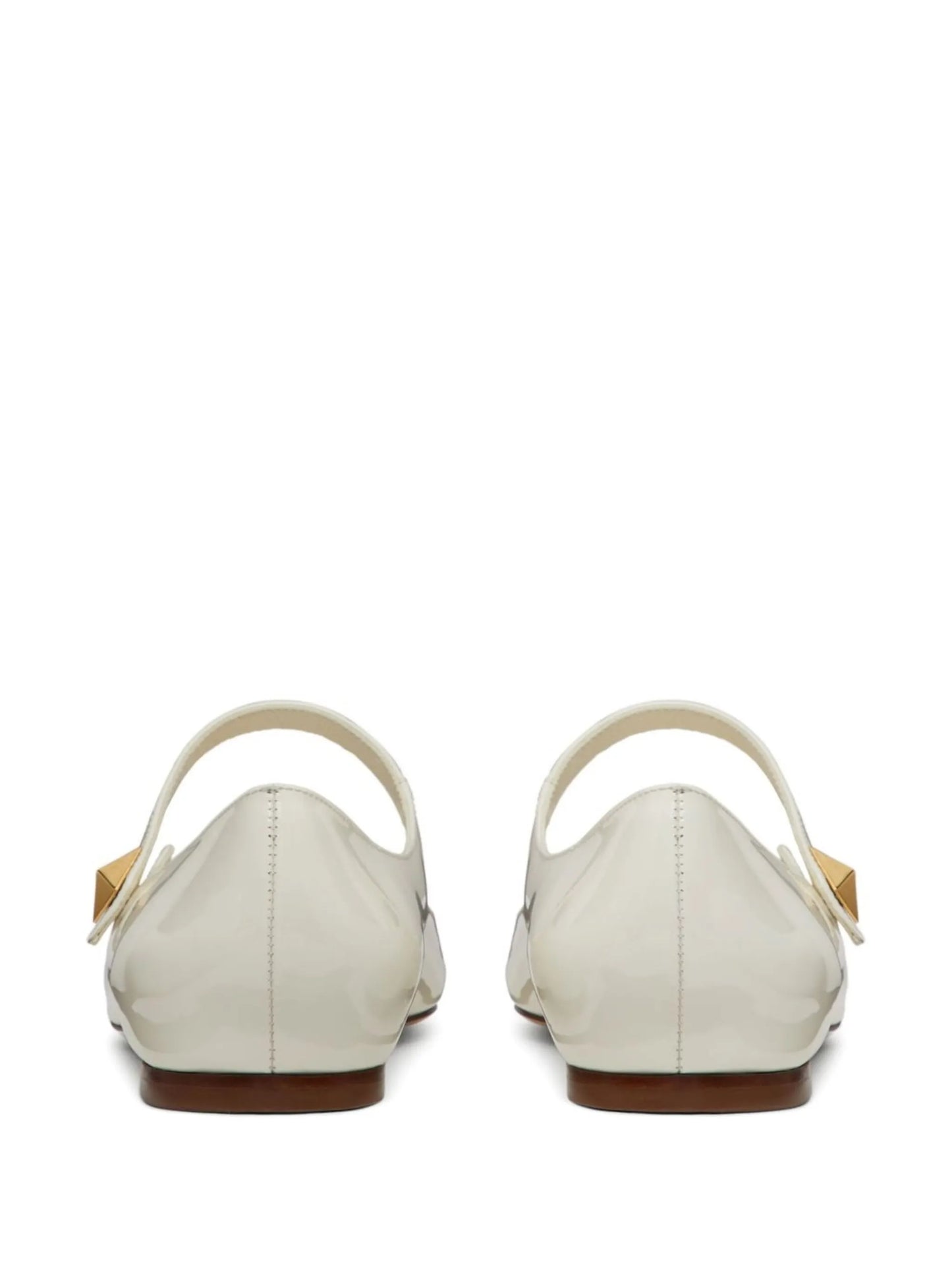 Tiptoe patent leather ballerinas