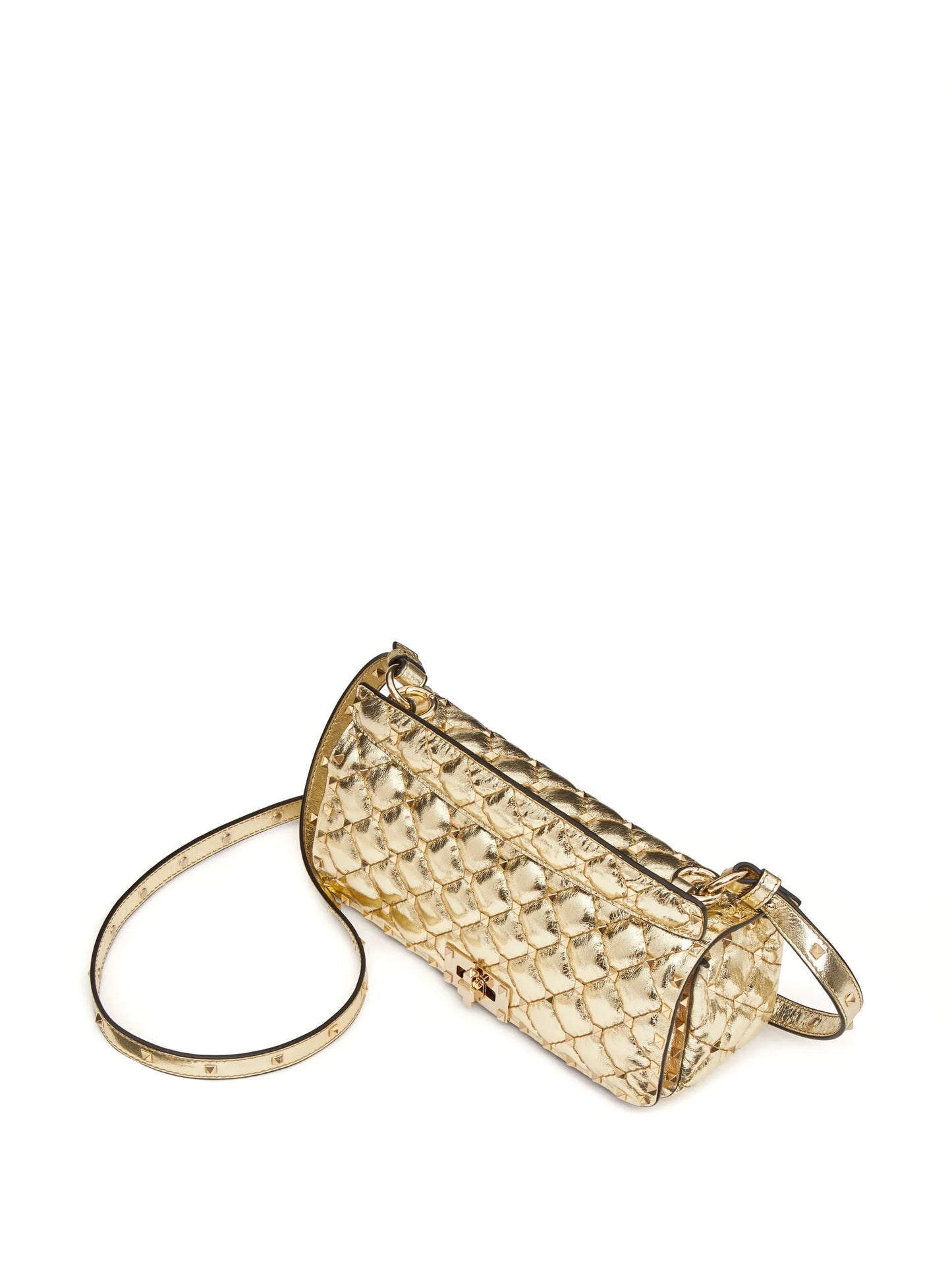 Rockstud Spike metallic shoulder bag