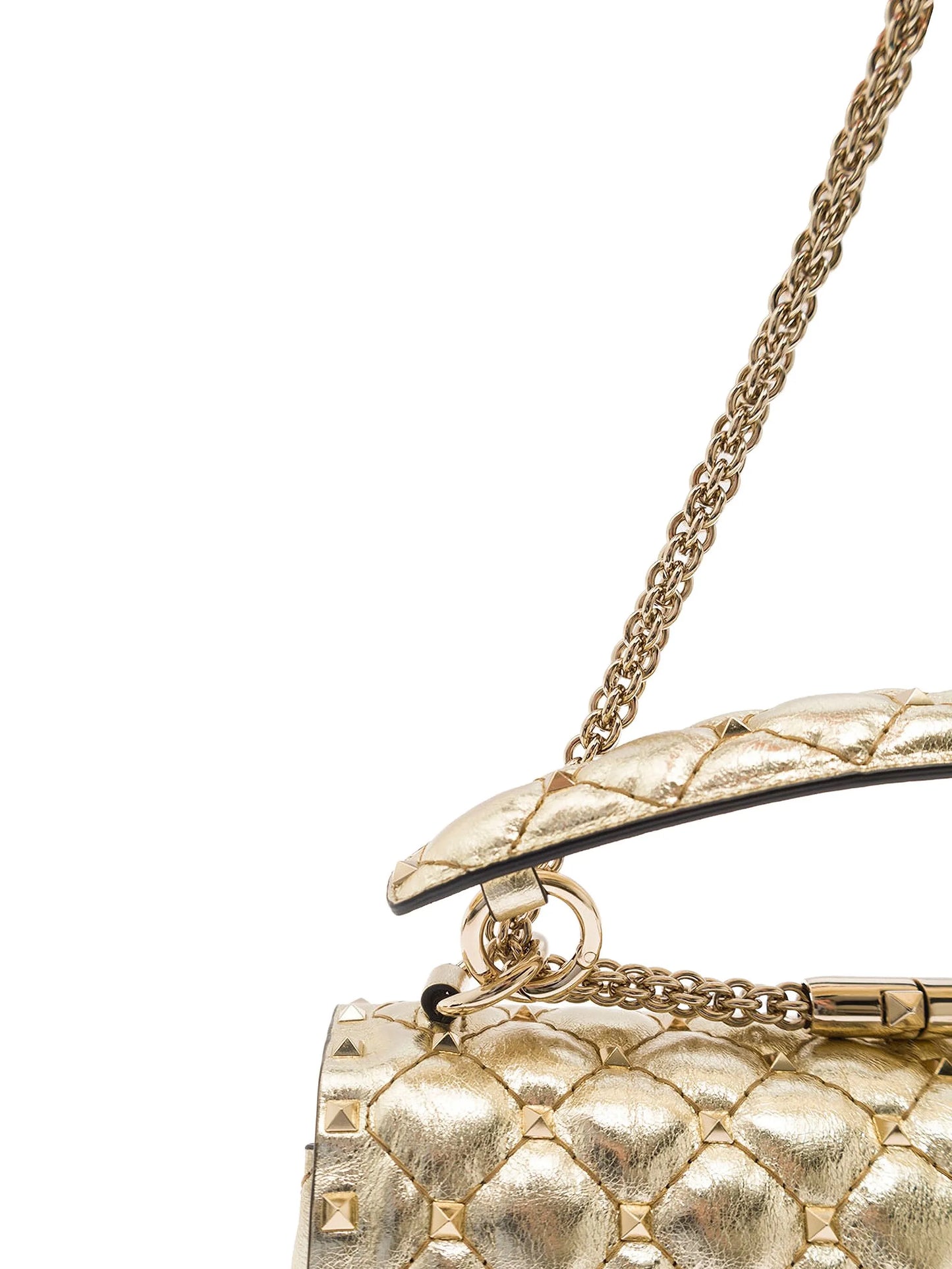 Rockstud Spike metallic shoulder bag
