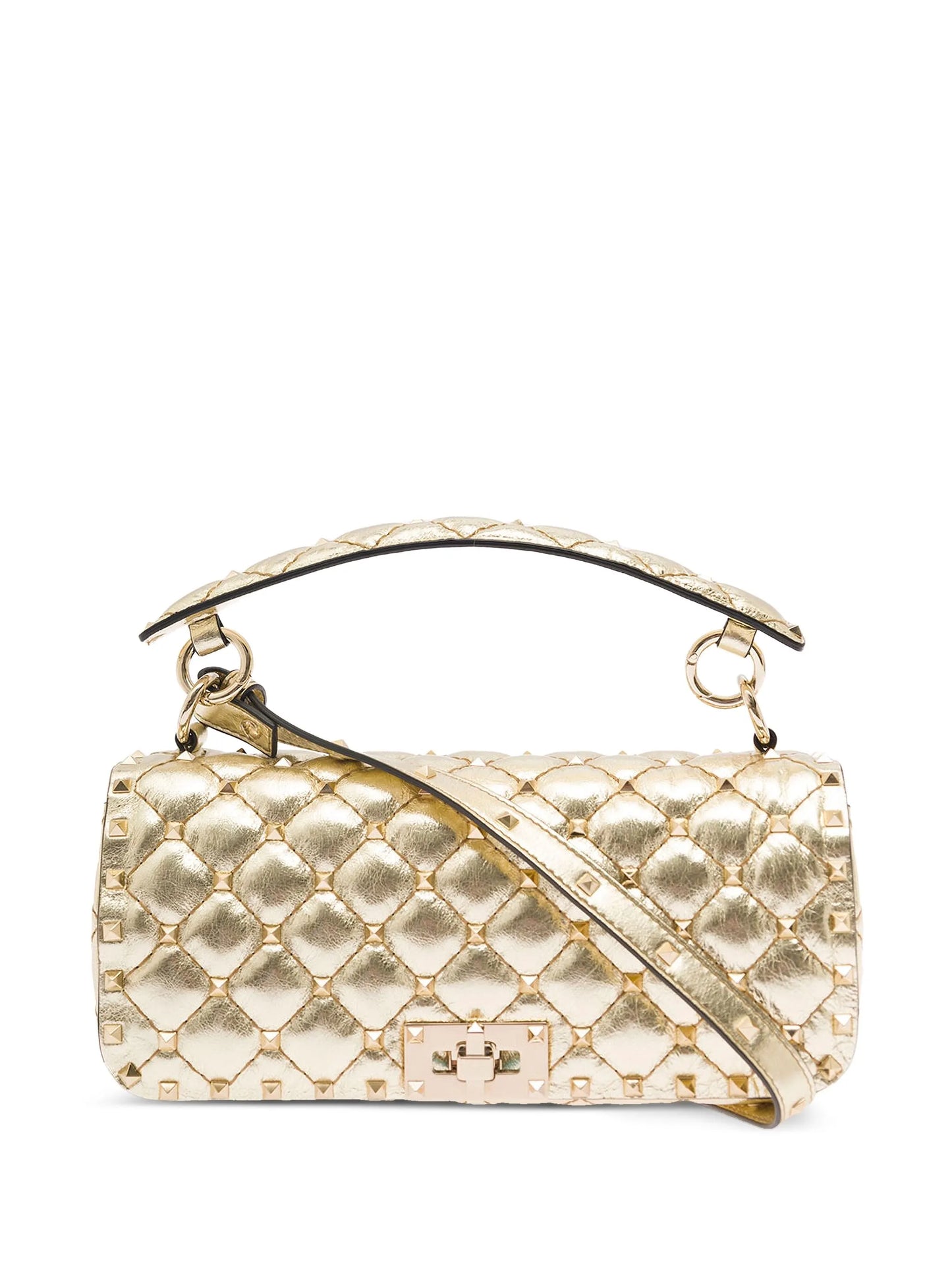 Rockstud Spike metallic shoulder bag
