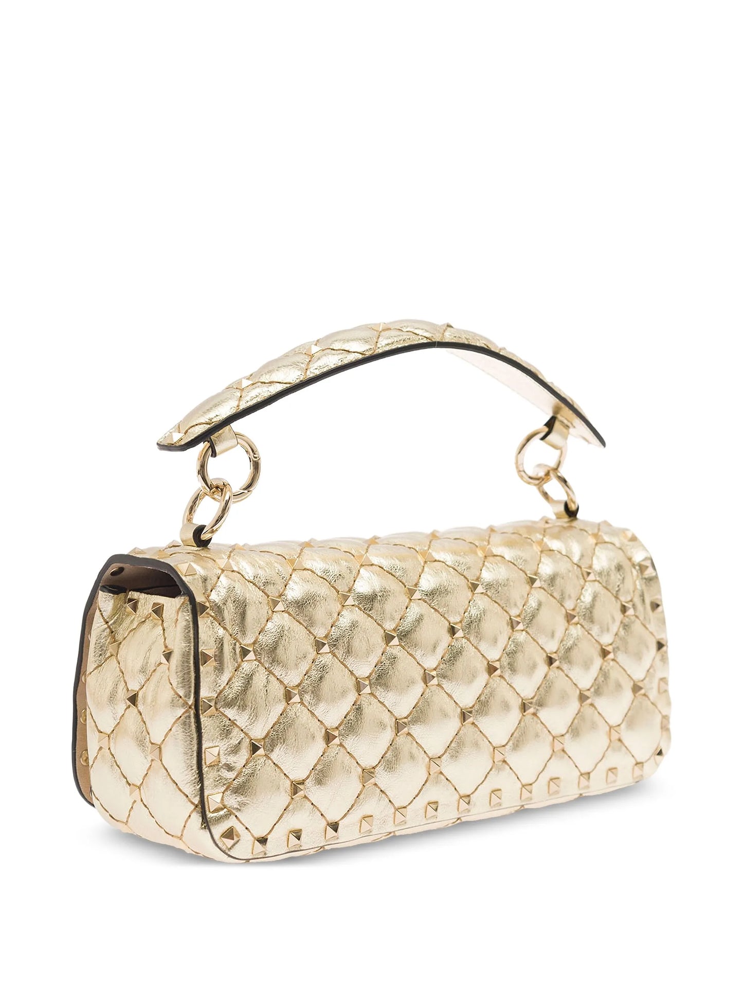 Rockstud Spike metallic shoulder bag