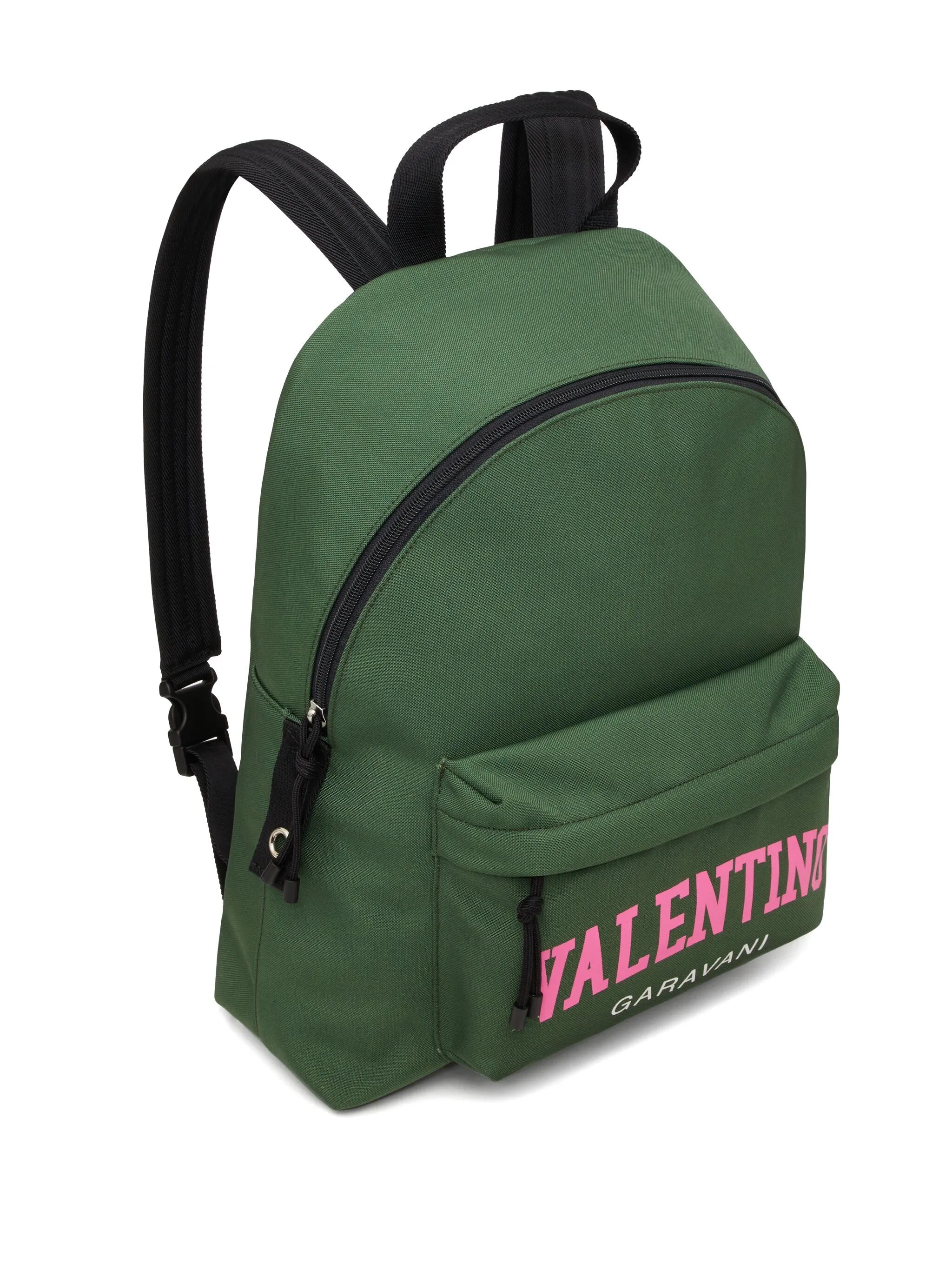 logo-print top-handle backpack