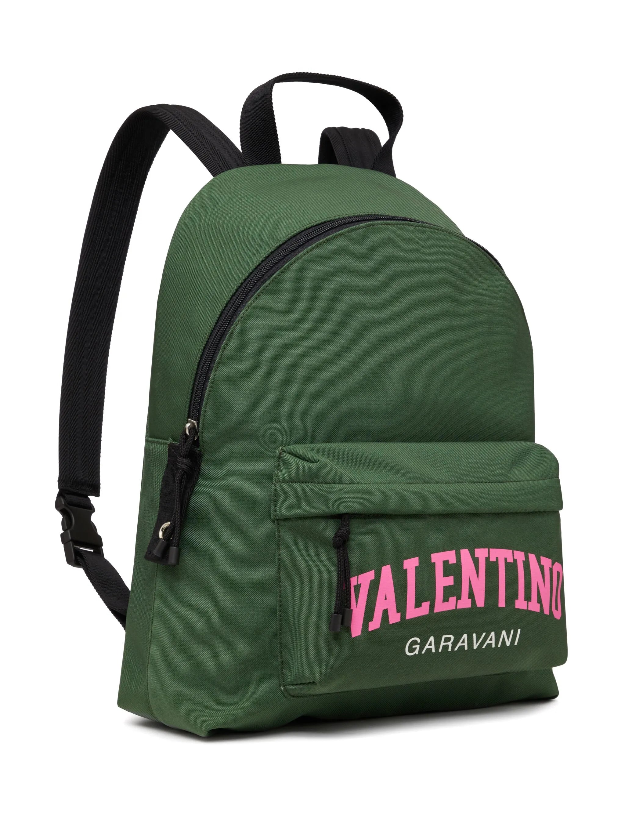 logo-print top-handle backpack