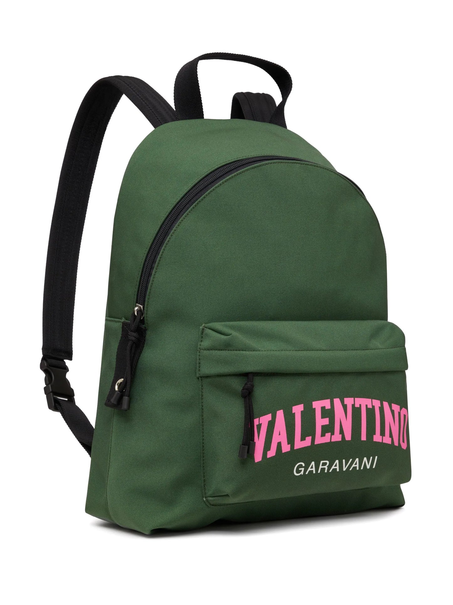 logo-print top-handle backpack