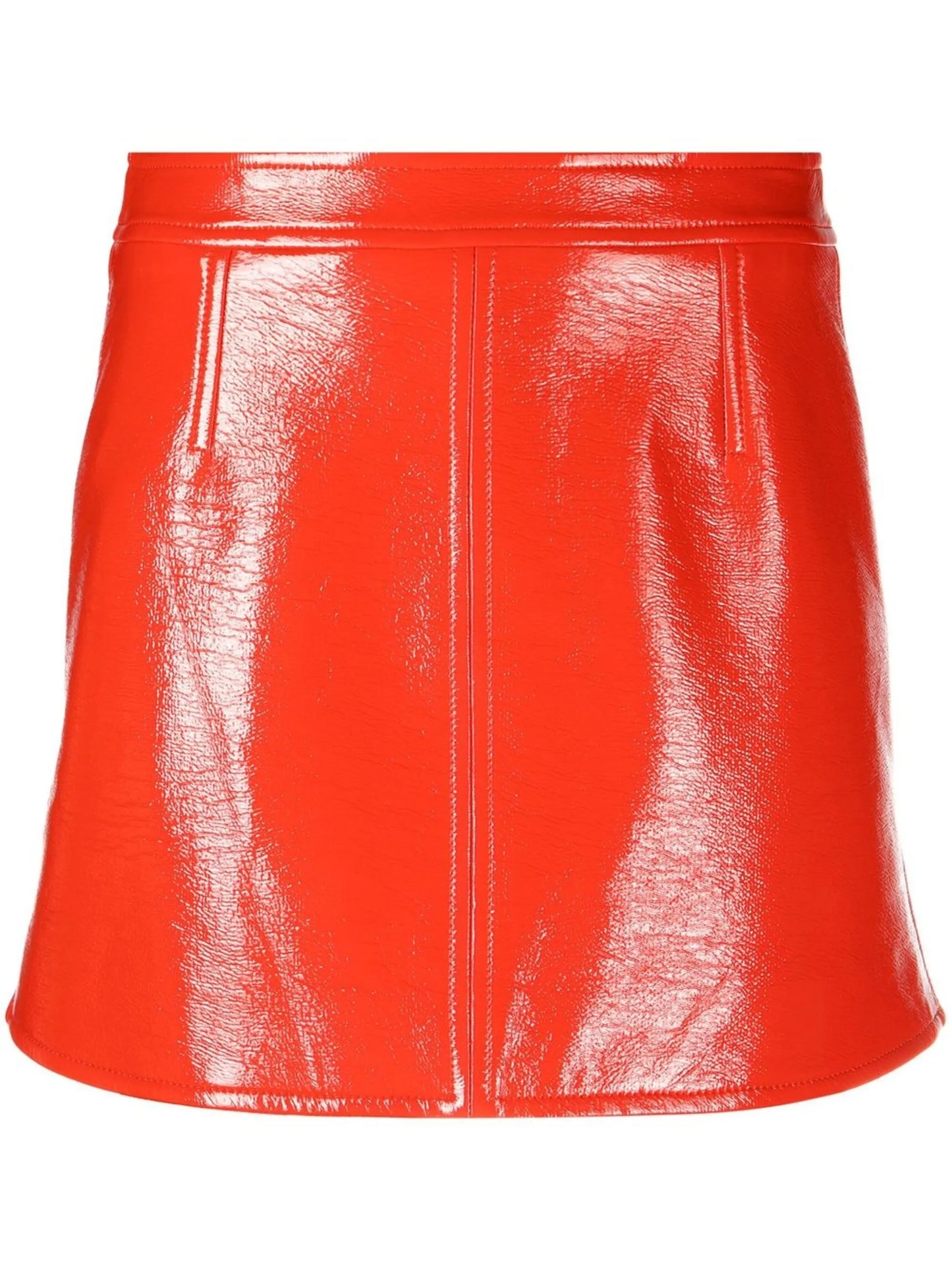logo-patch mini skirt