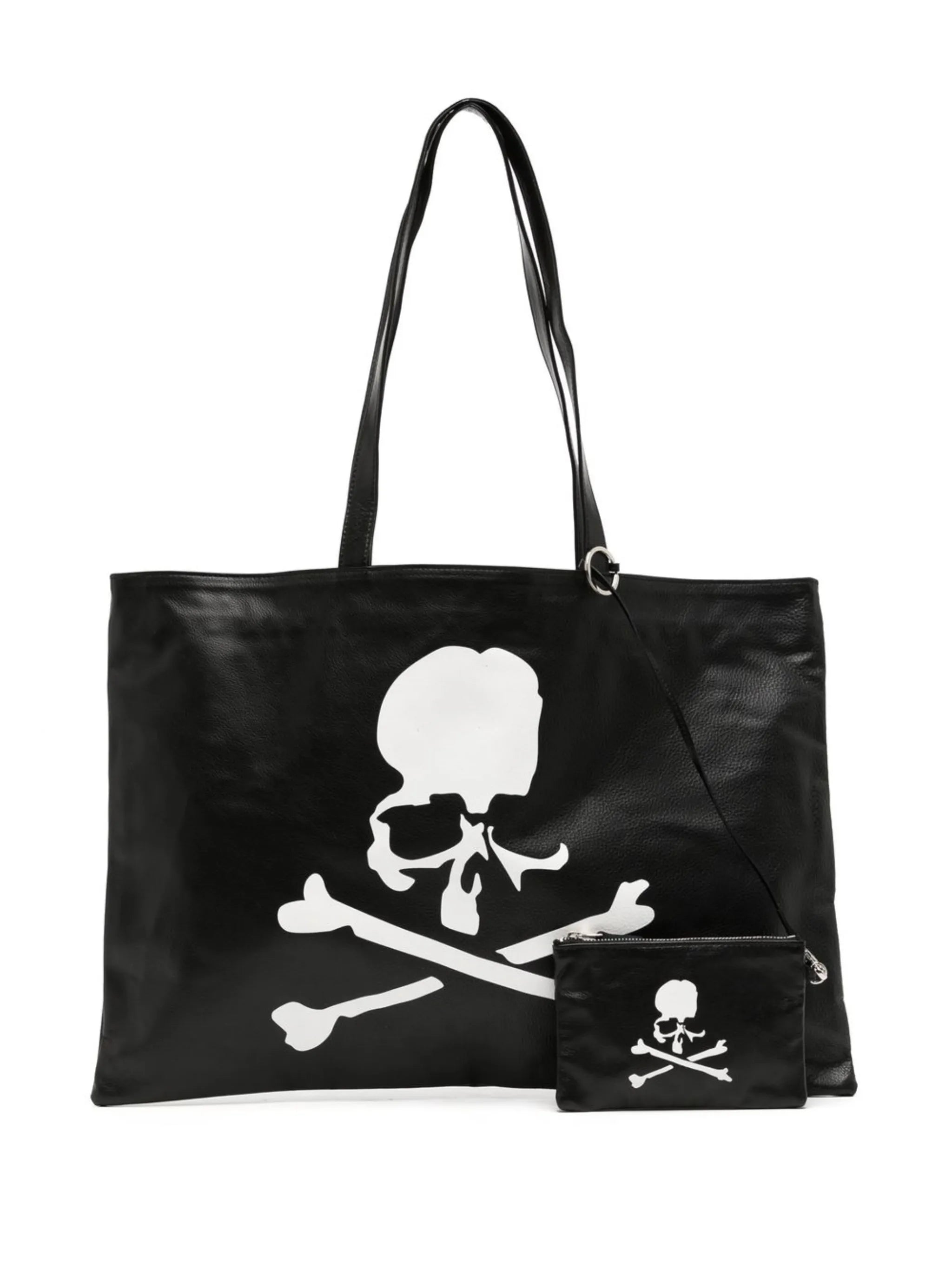 skull-motif tote bag