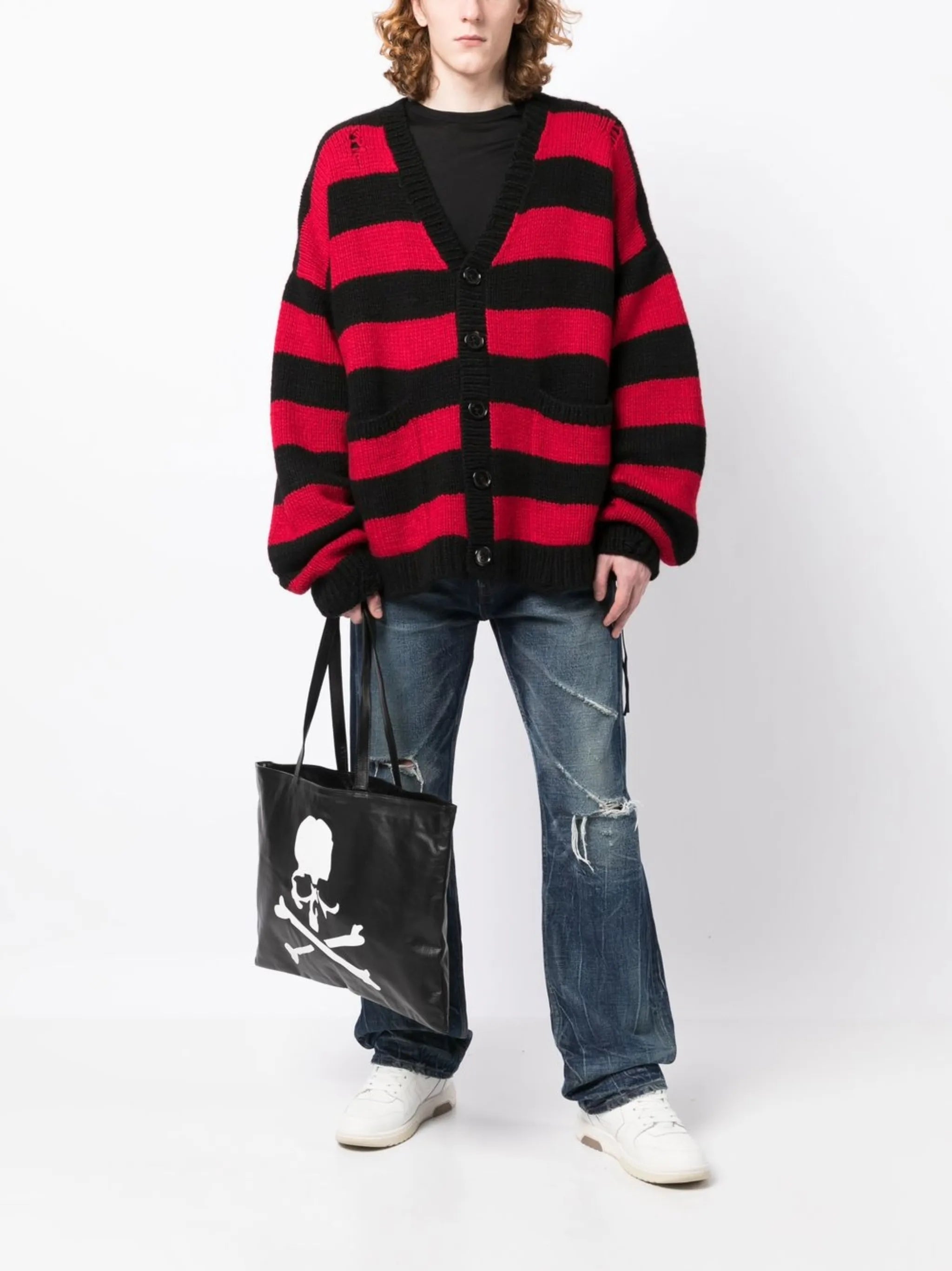 skull-motif tote bag