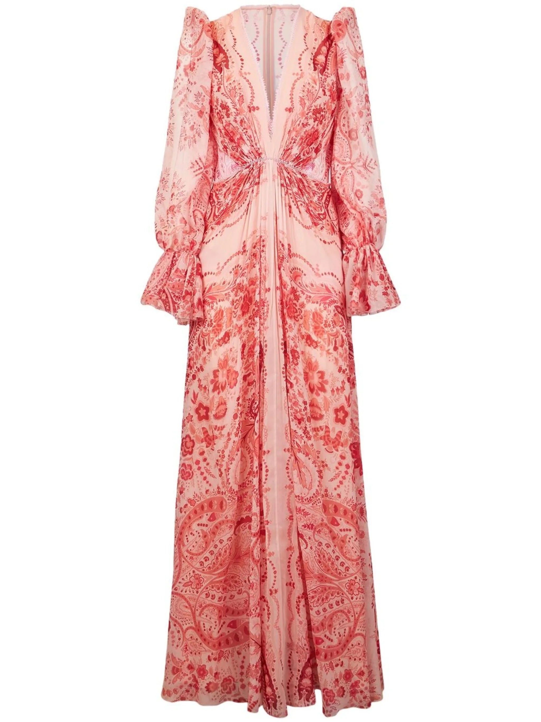 paisley-print maxi dress