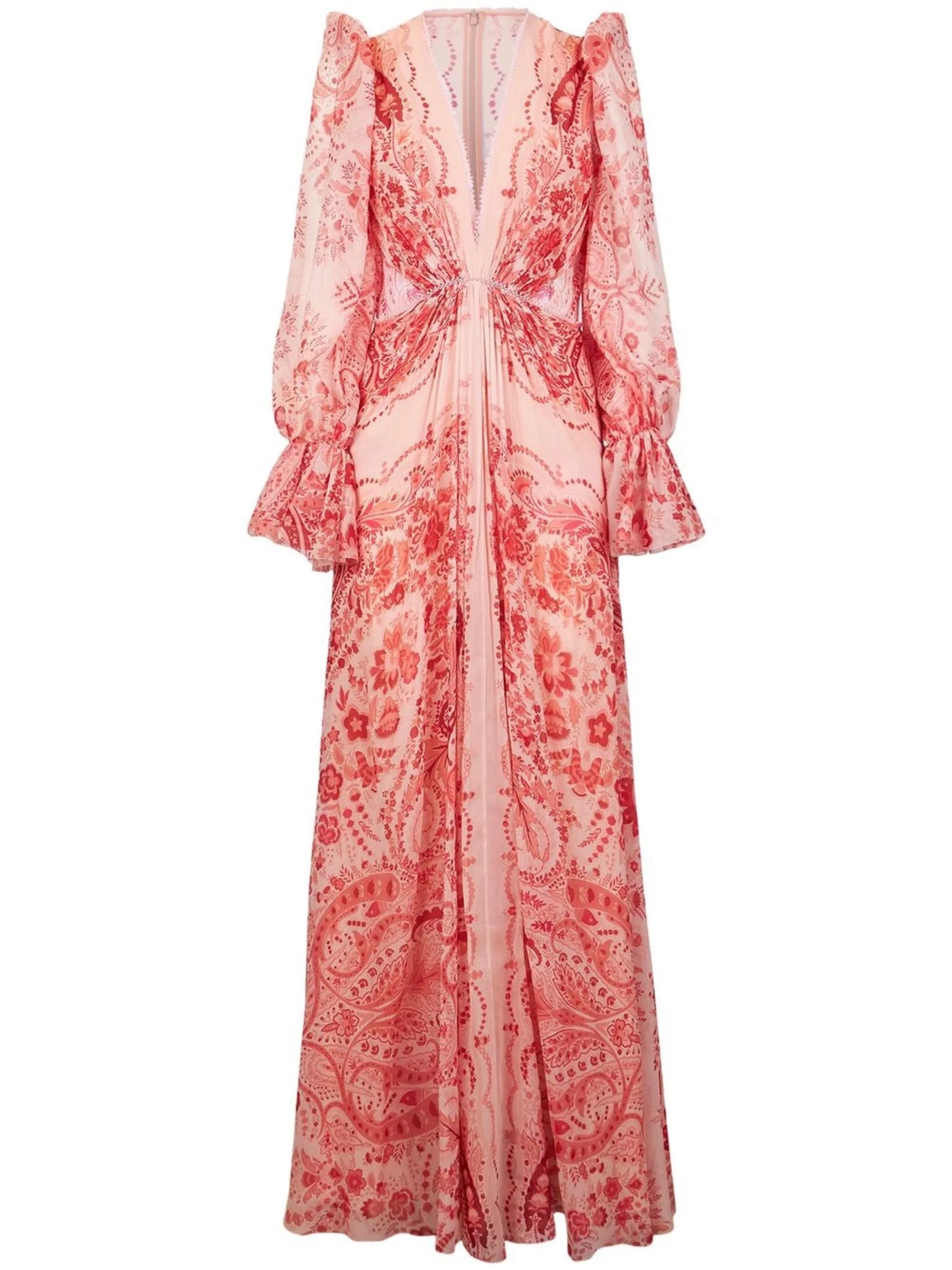 paisley-print maxi dress