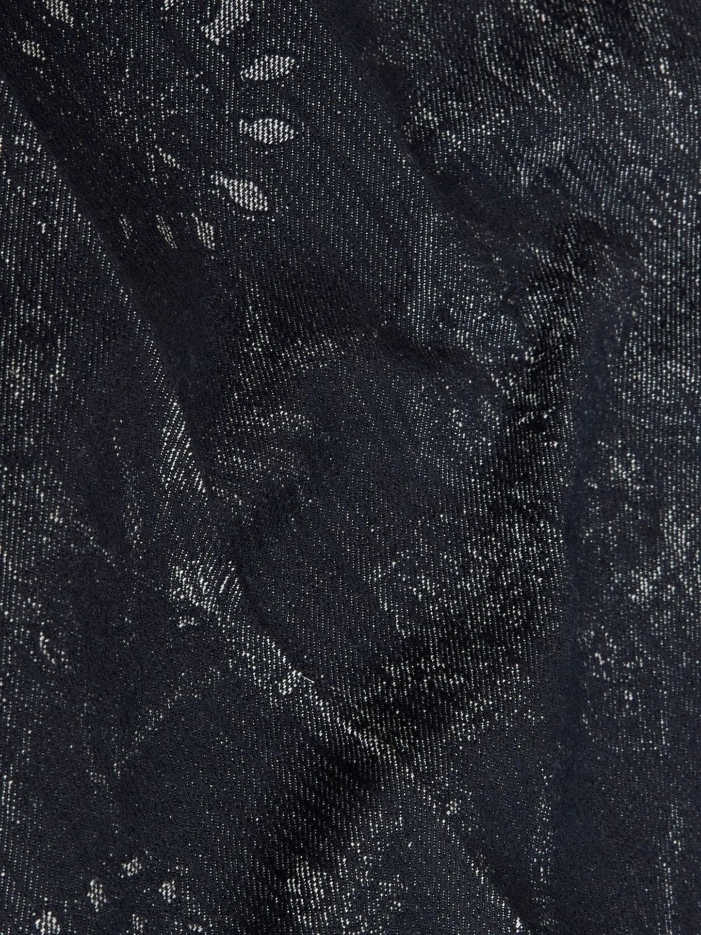 patterned jacquard trousers