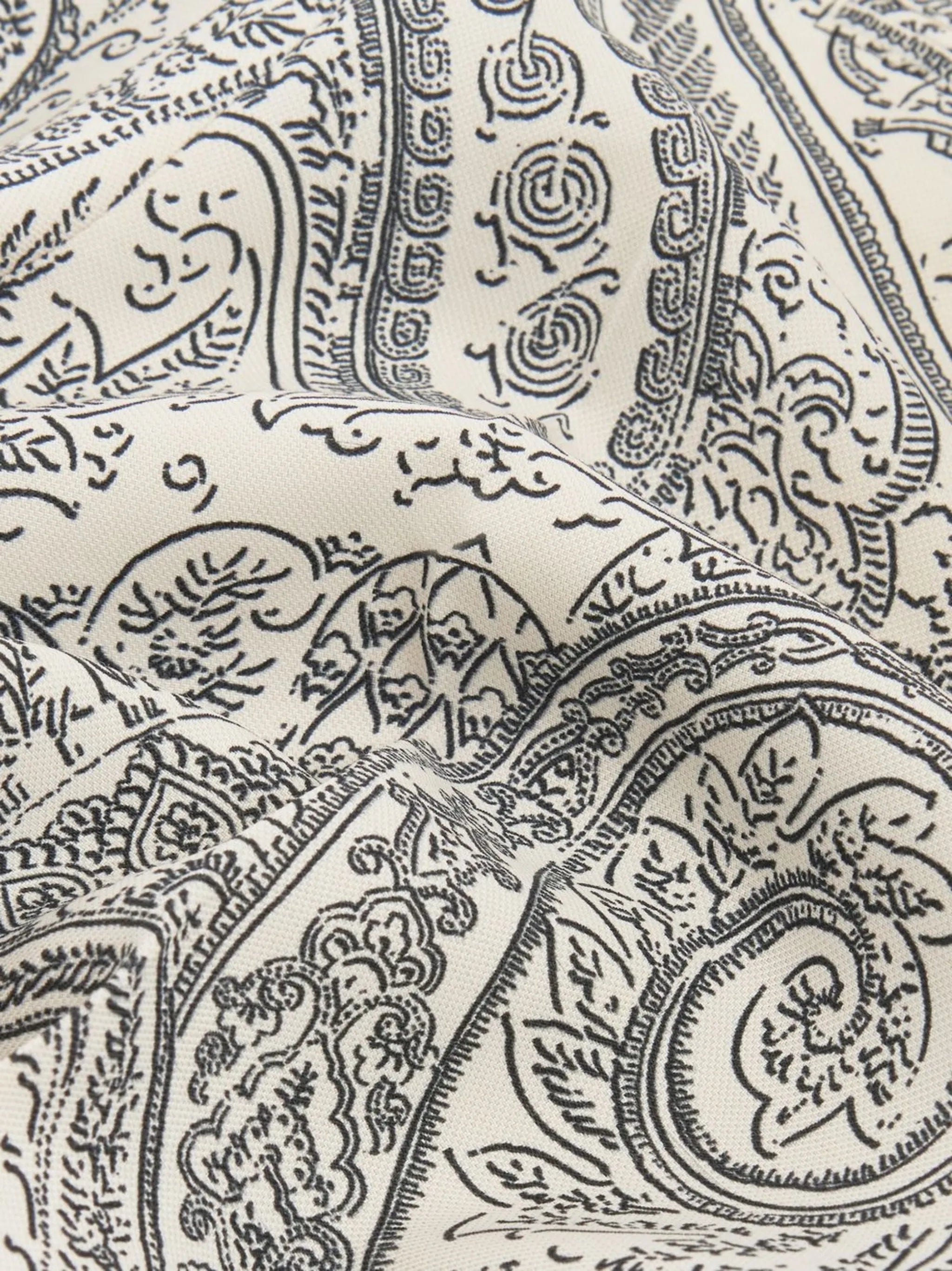 paisley-print wide-leg trousers