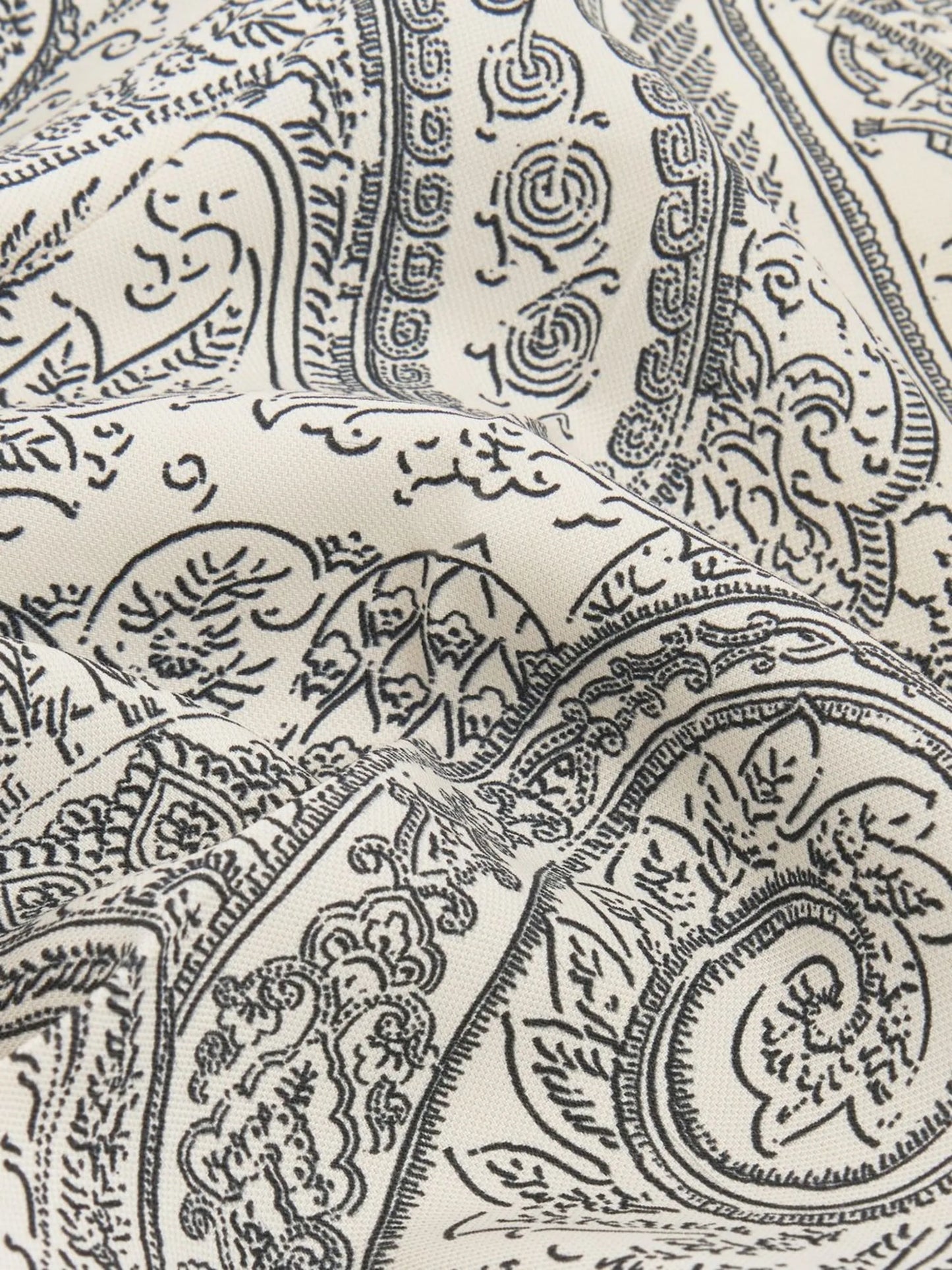 paisley-print wide-leg trousers