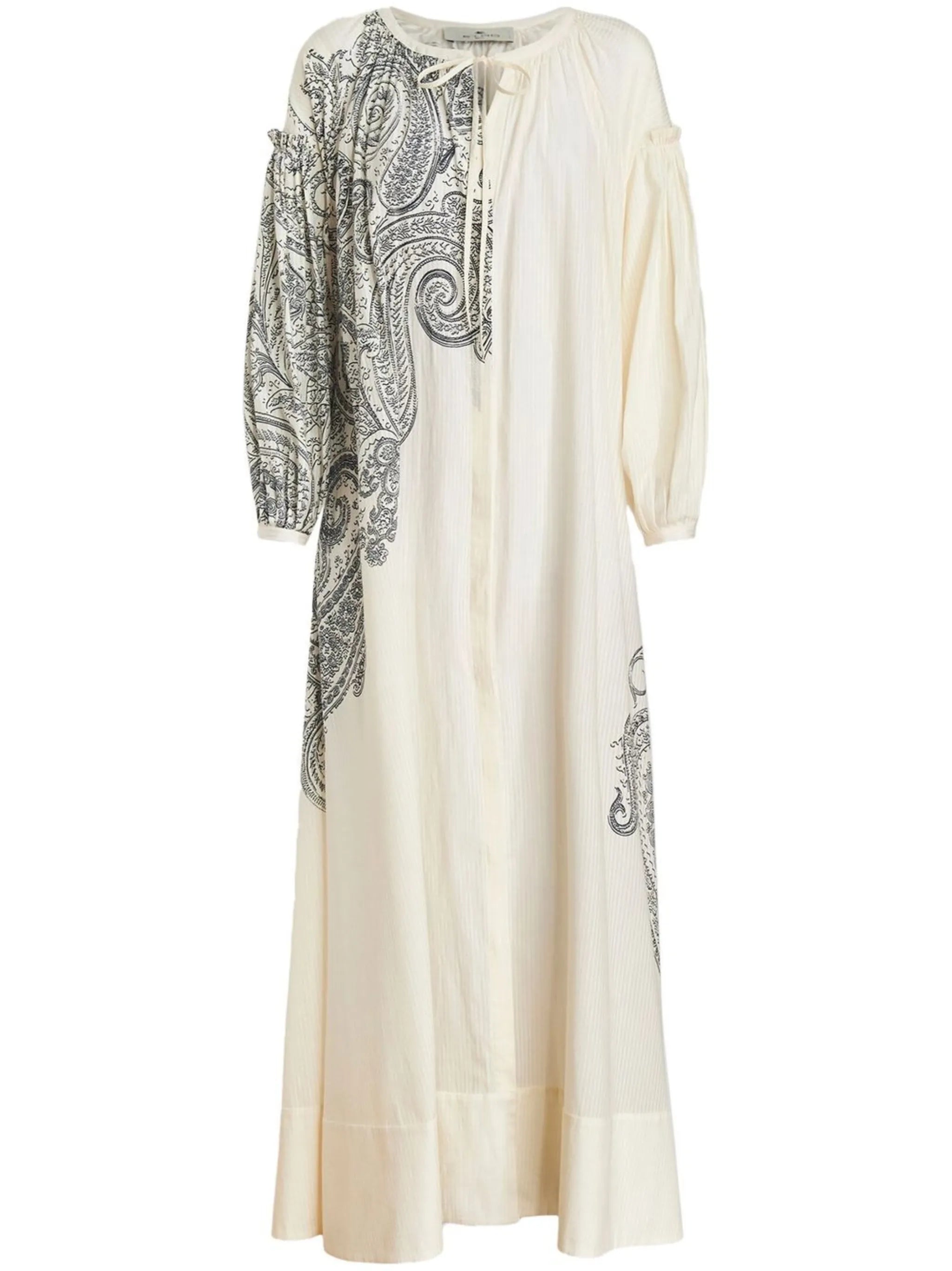 paisley-print maxi dress