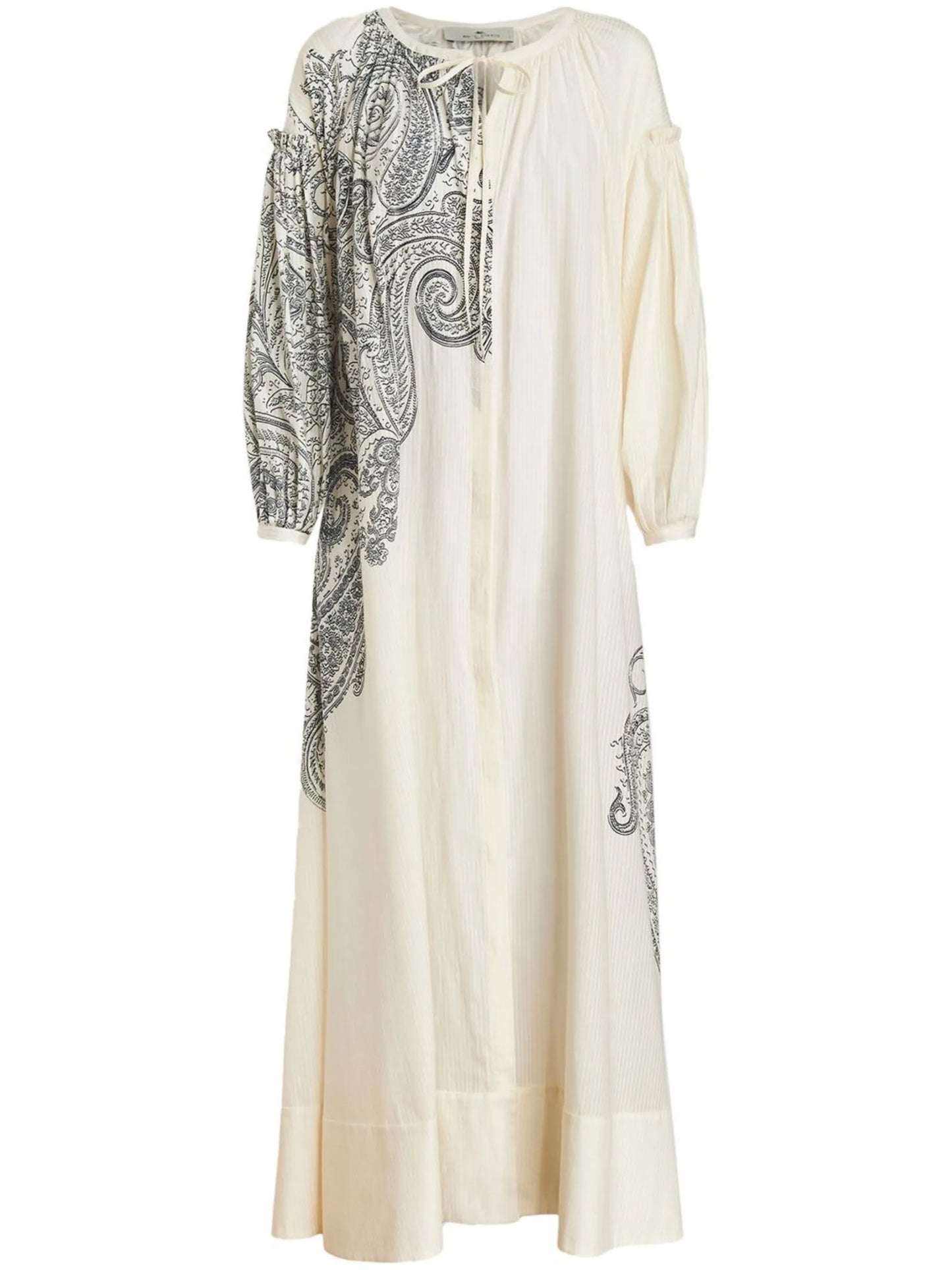 paisley-print maxi dress