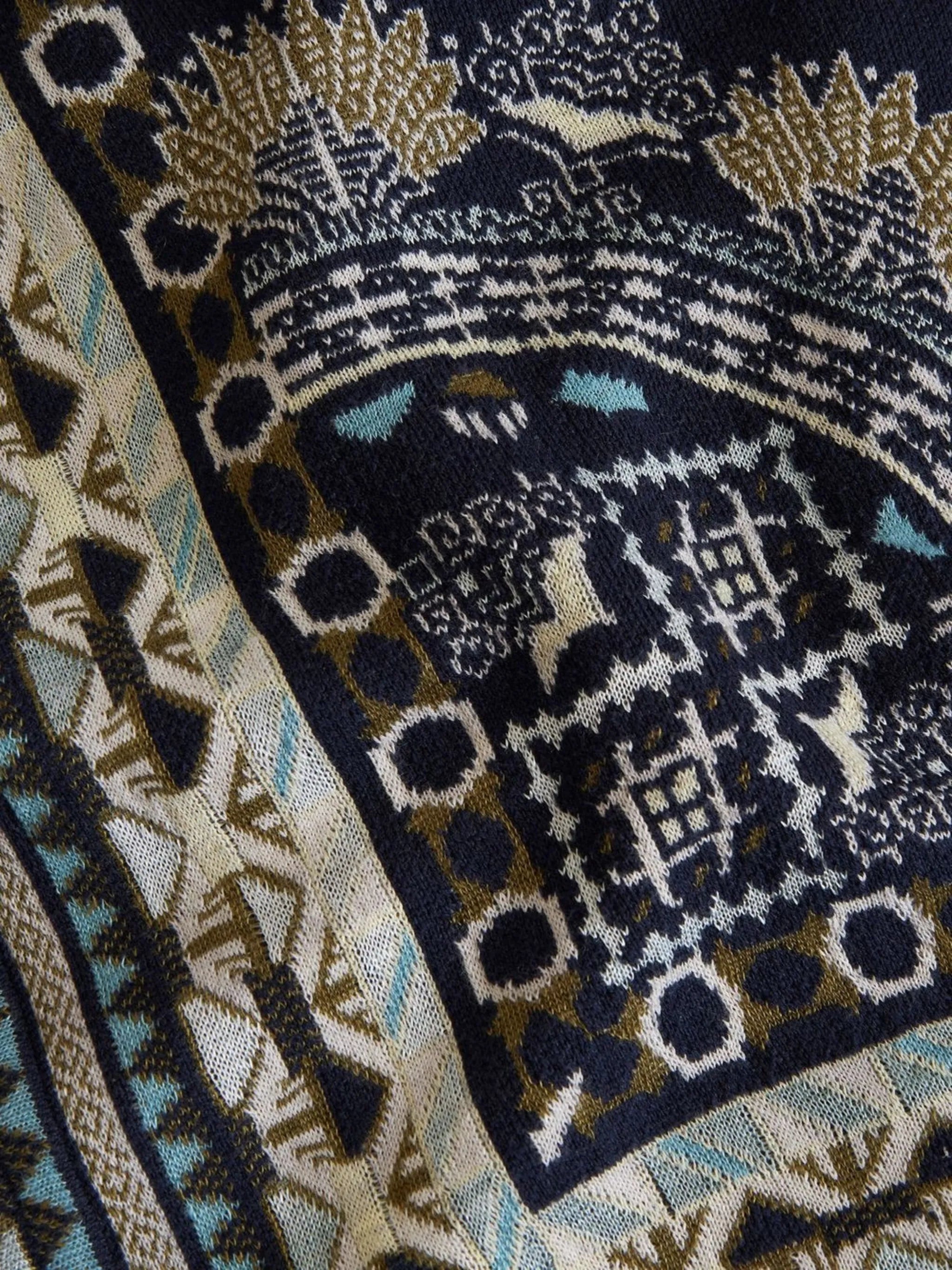 paisley-pattern jacquard robe