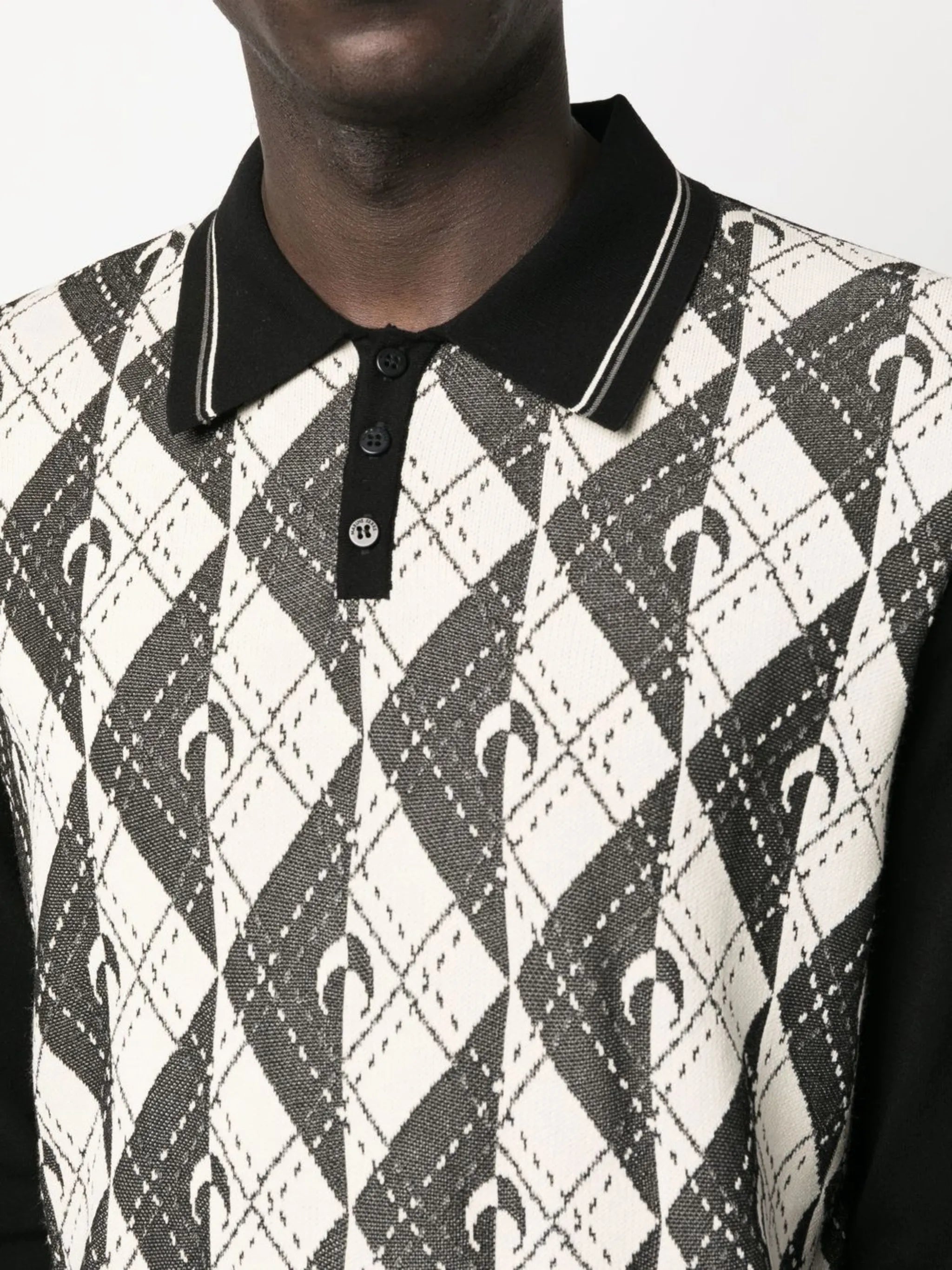 long-sleeve polo shirt