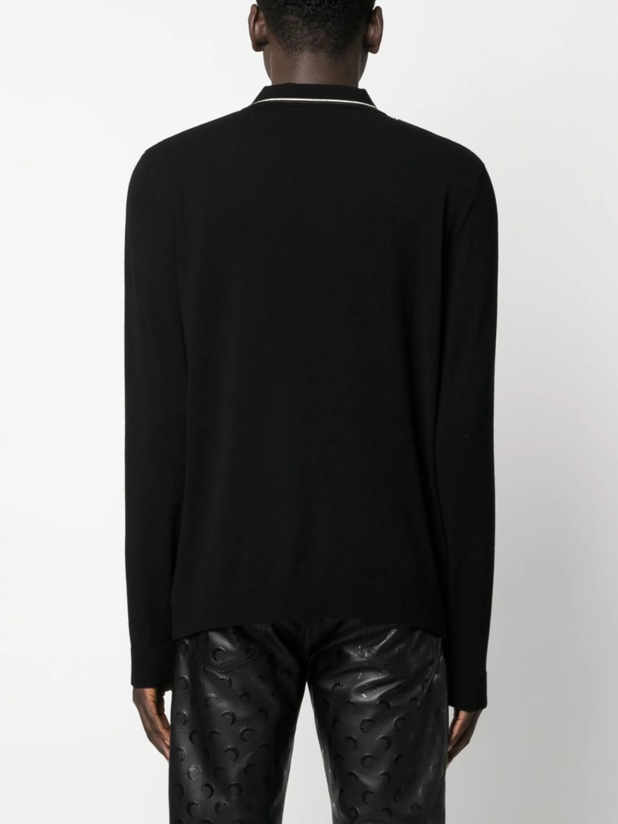 long-sleeve polo shirt