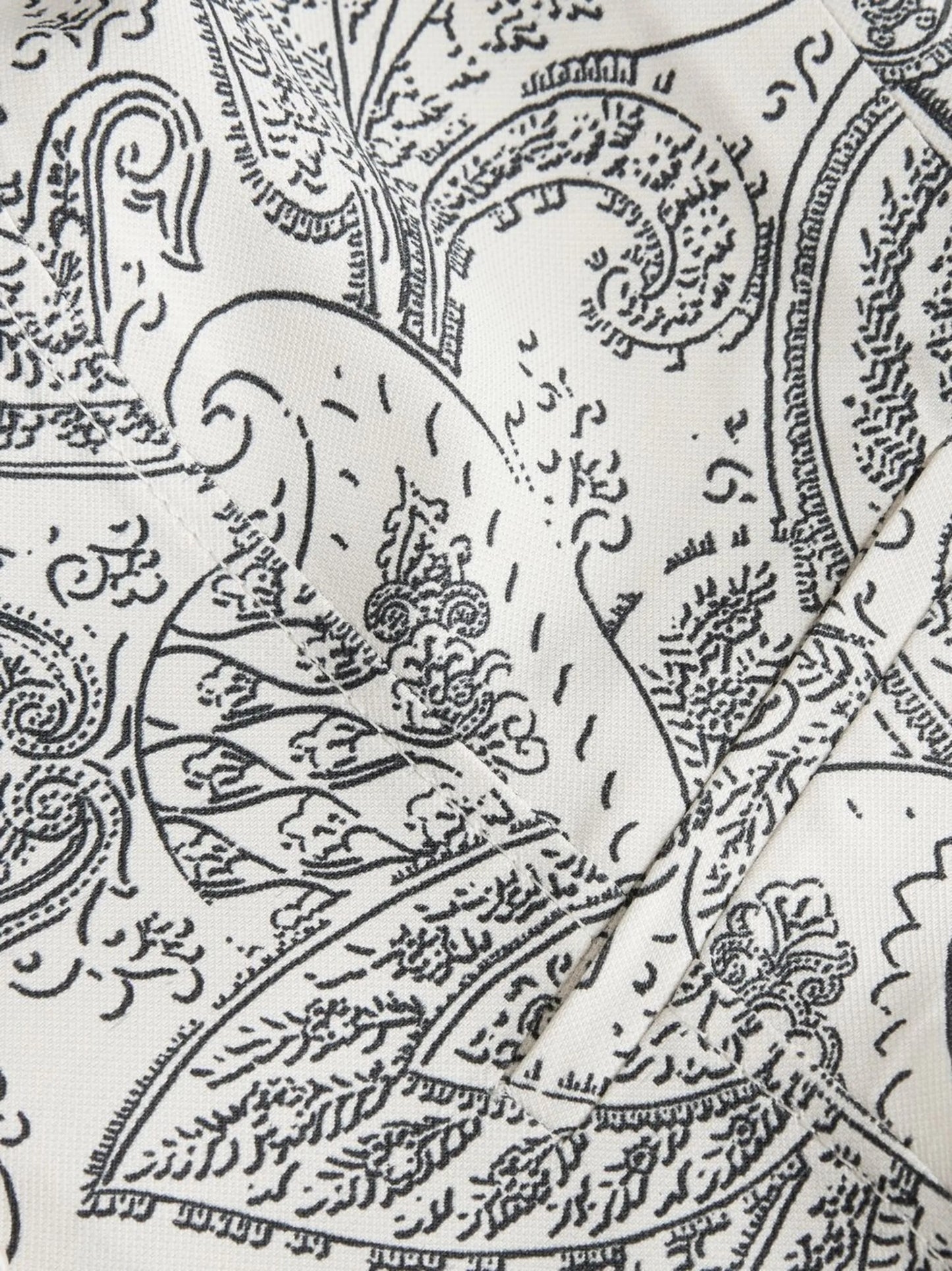 paisley-print waistcoat