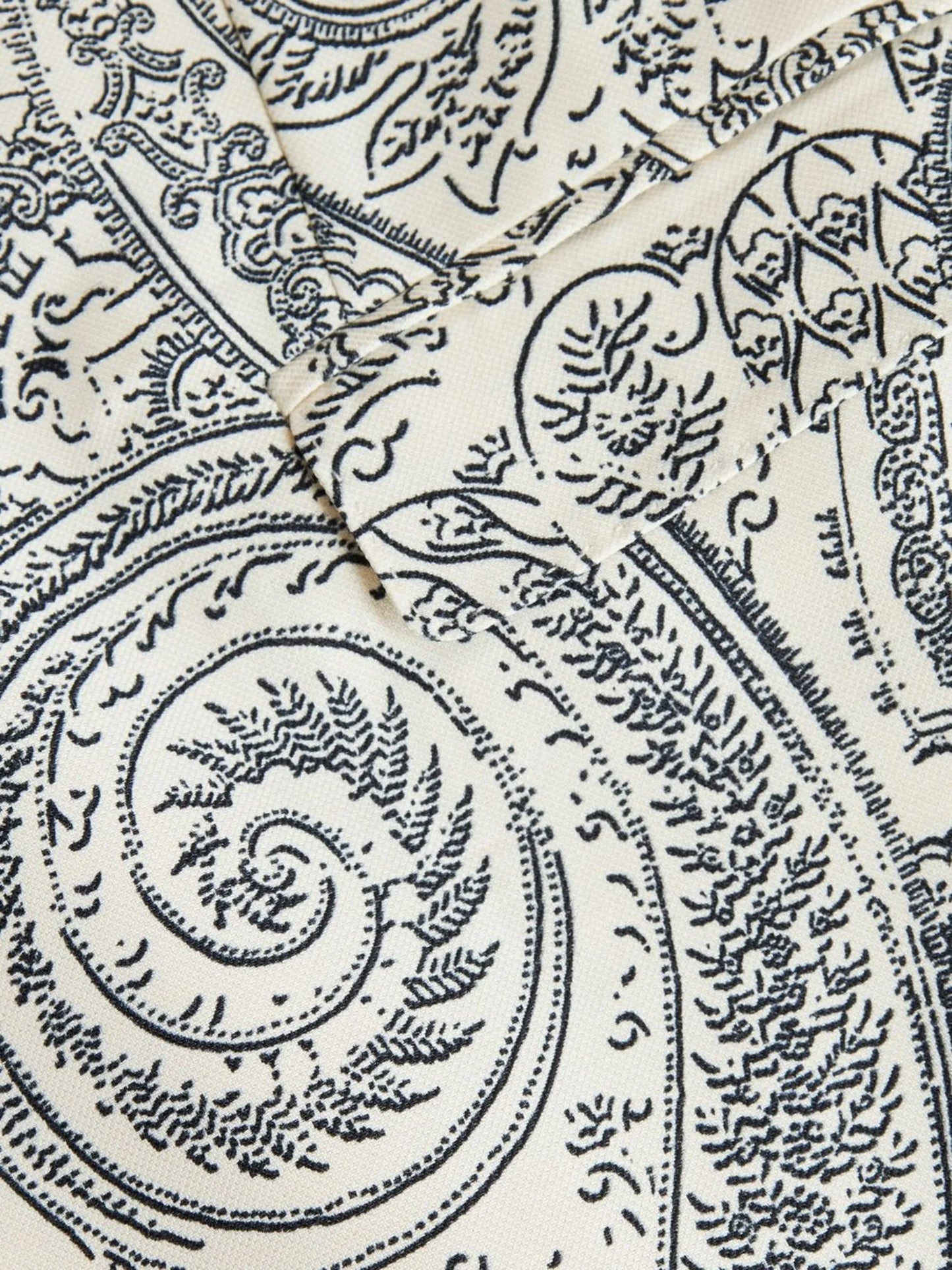 paisley-print single-breasted blazer