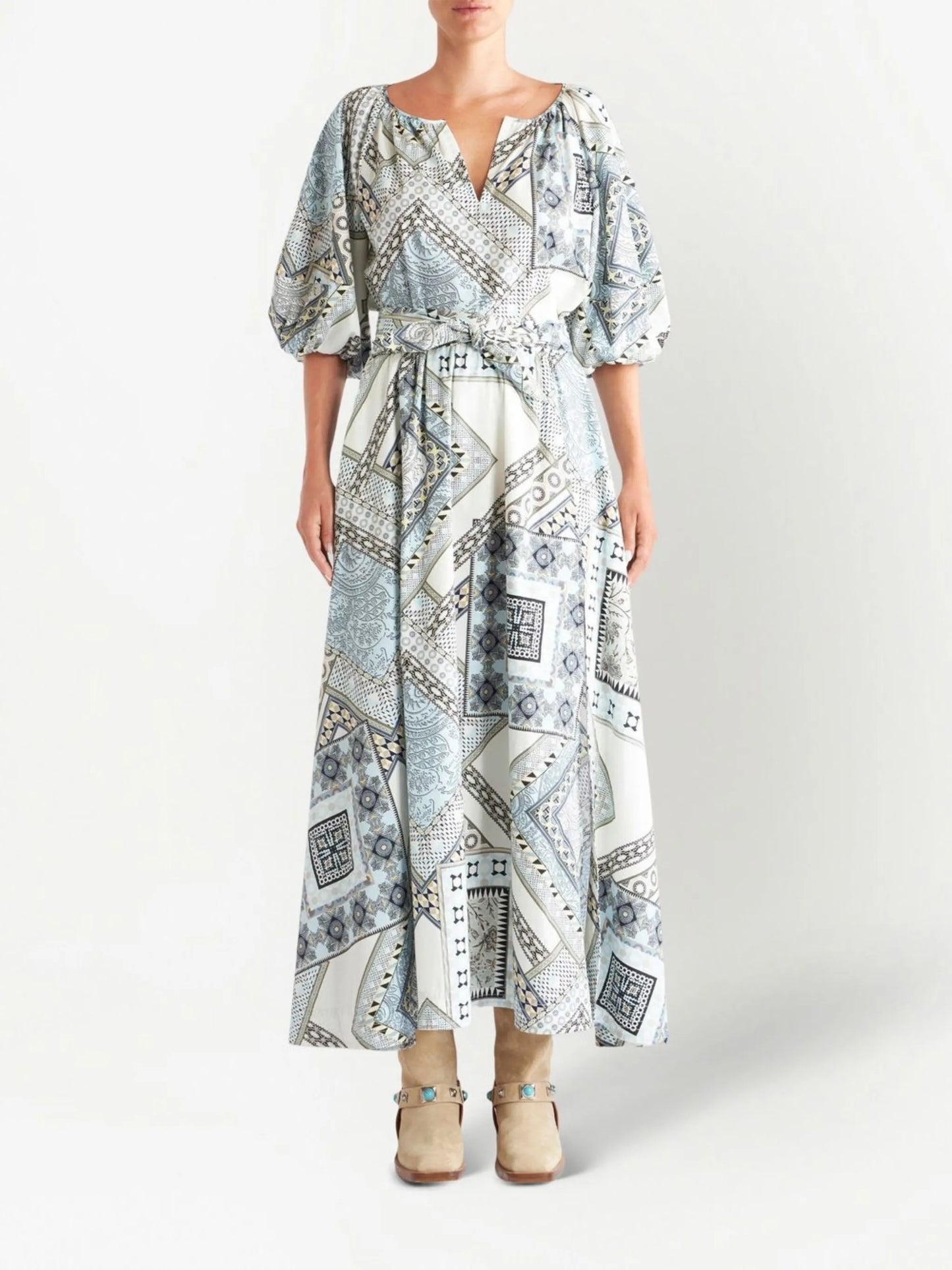 pouch-print cotton top