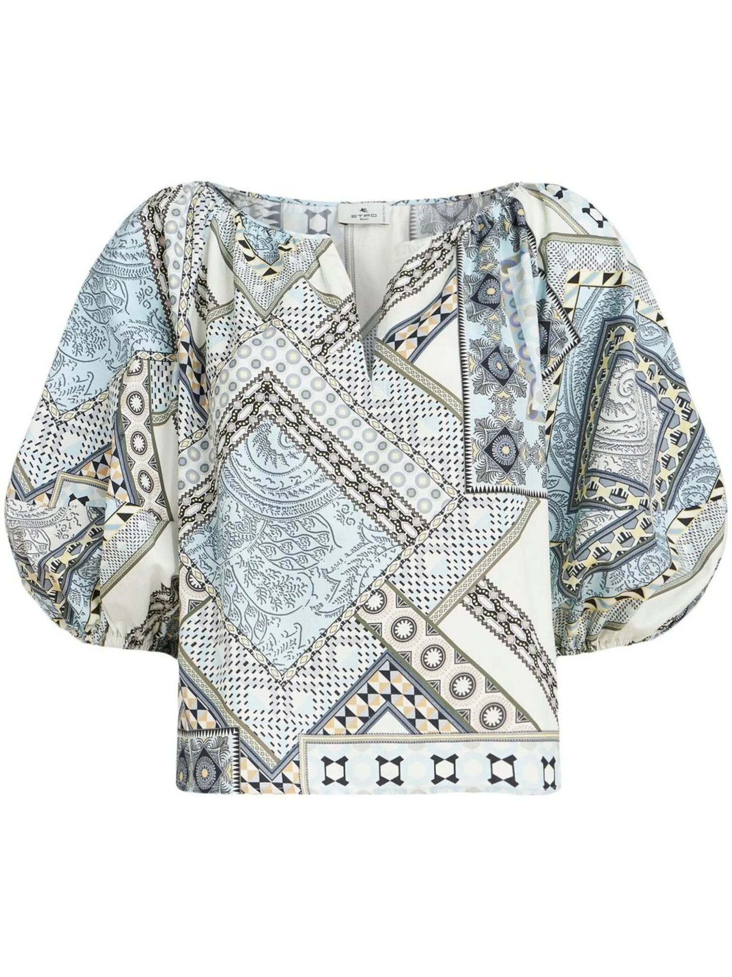 pouch-print cotton top