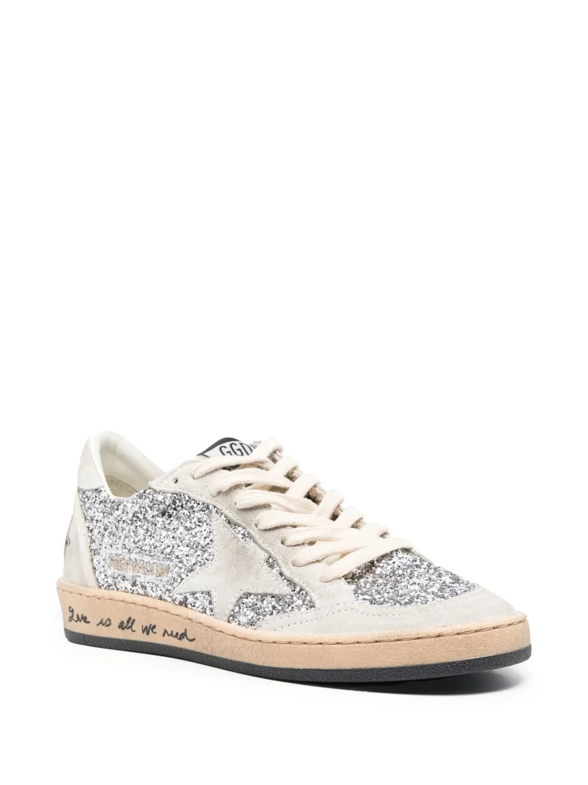 Ball-Star glitter low-top sneakers