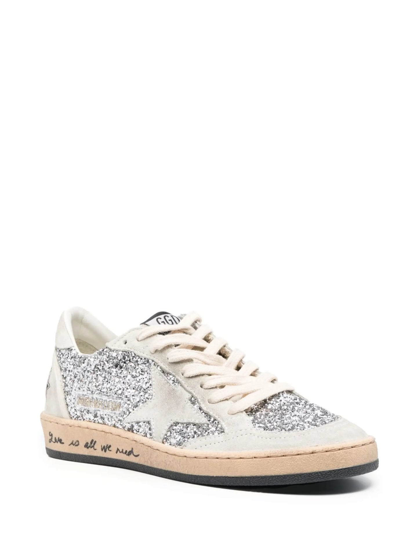 Ball-Star glitter low-top sneakers