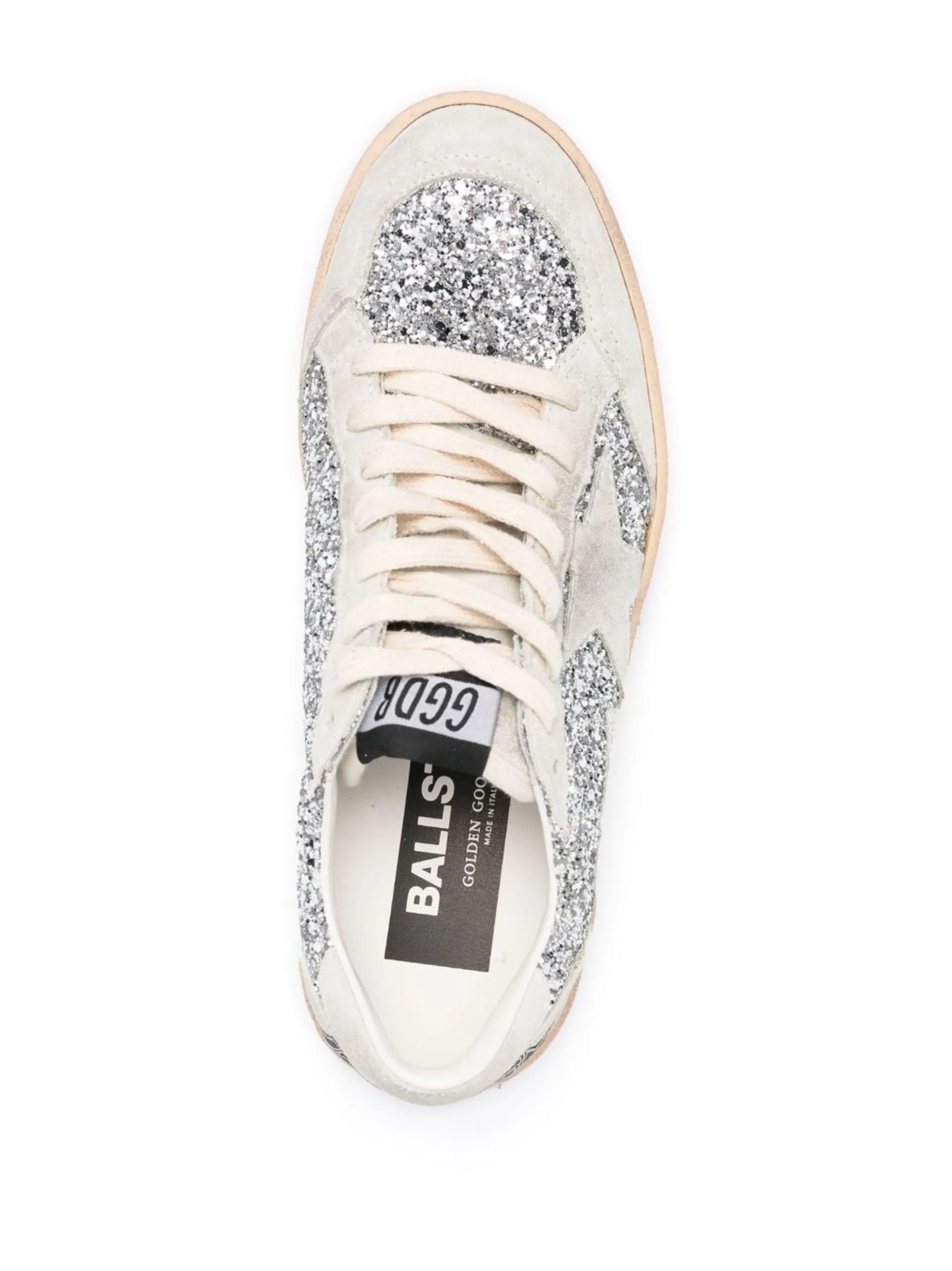 Ball-Star glitter low-top sneakers