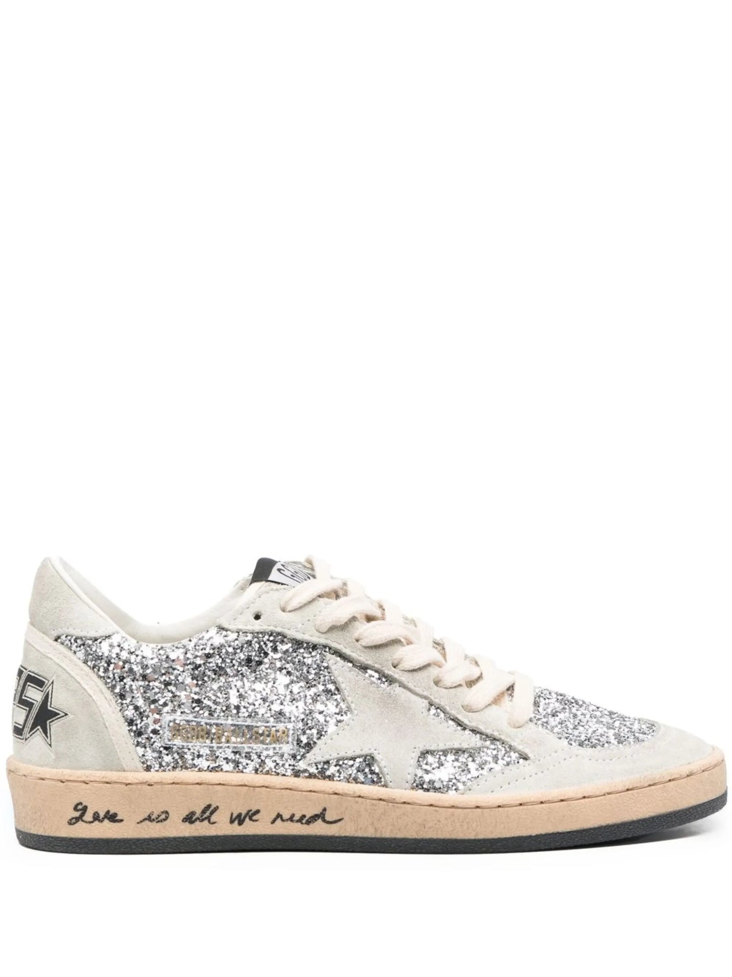 Ball-Star glitter low-top sneakers