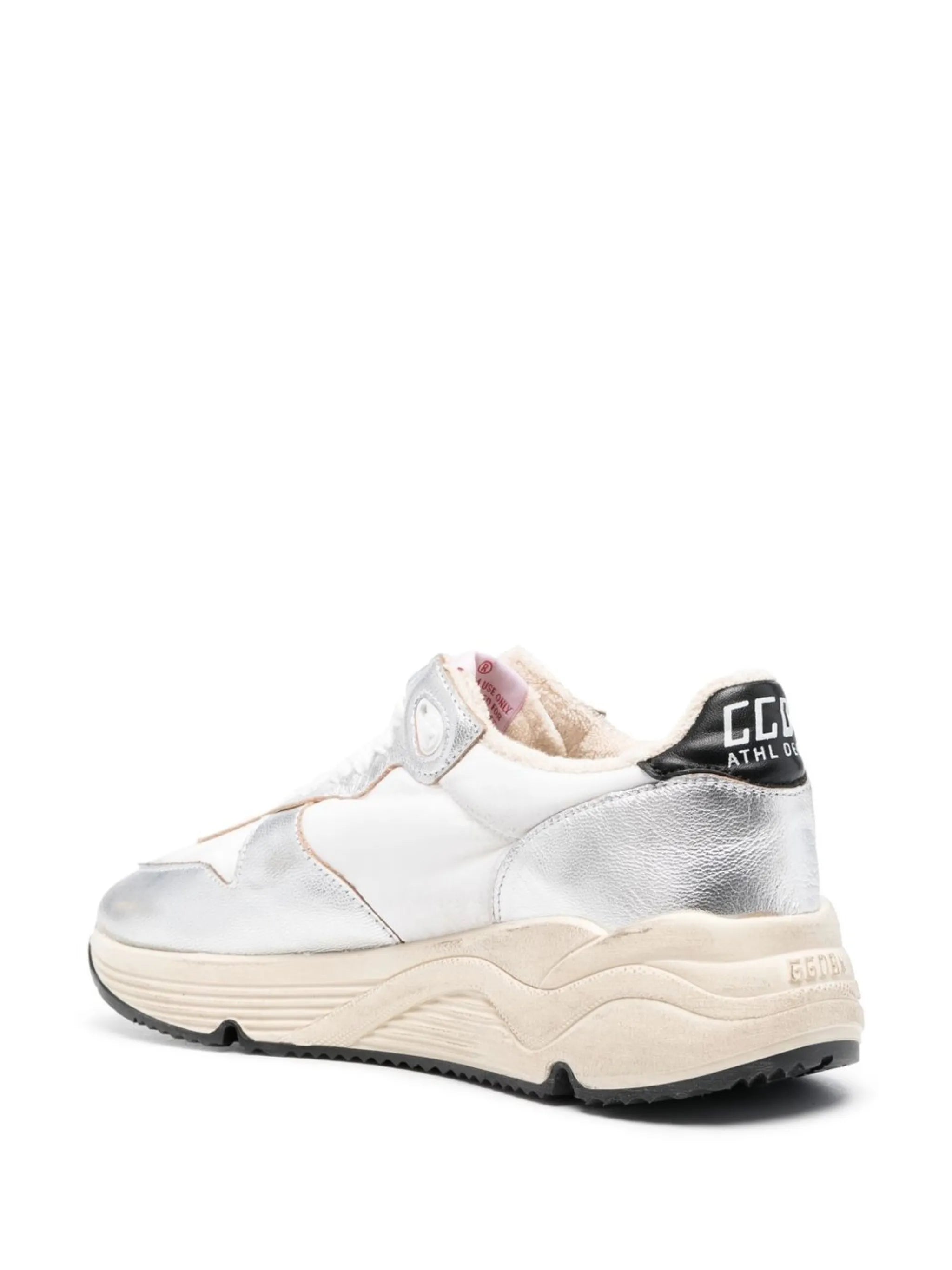 Running Sole metallic sneakers