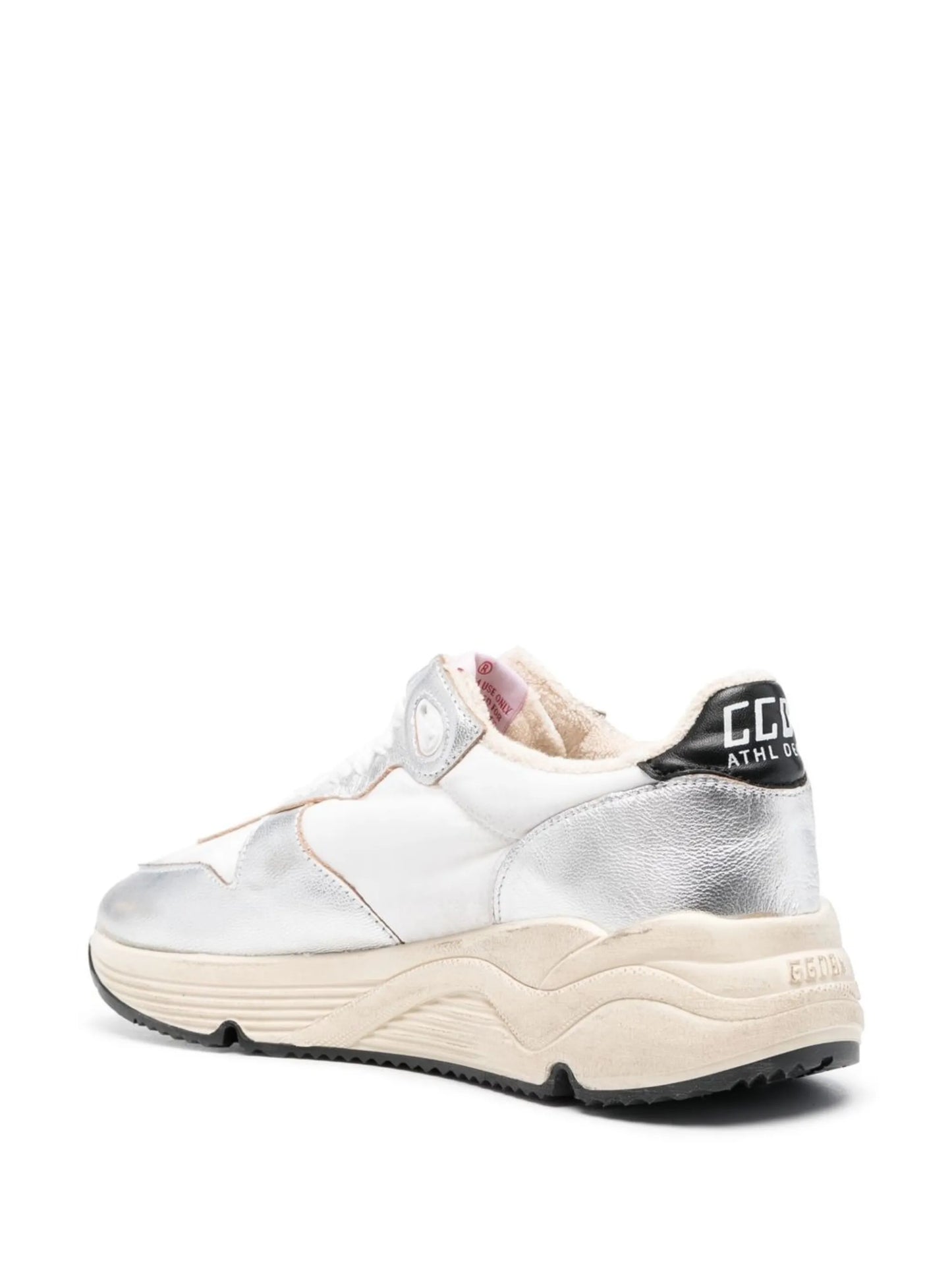 Running Sole metallic sneakers