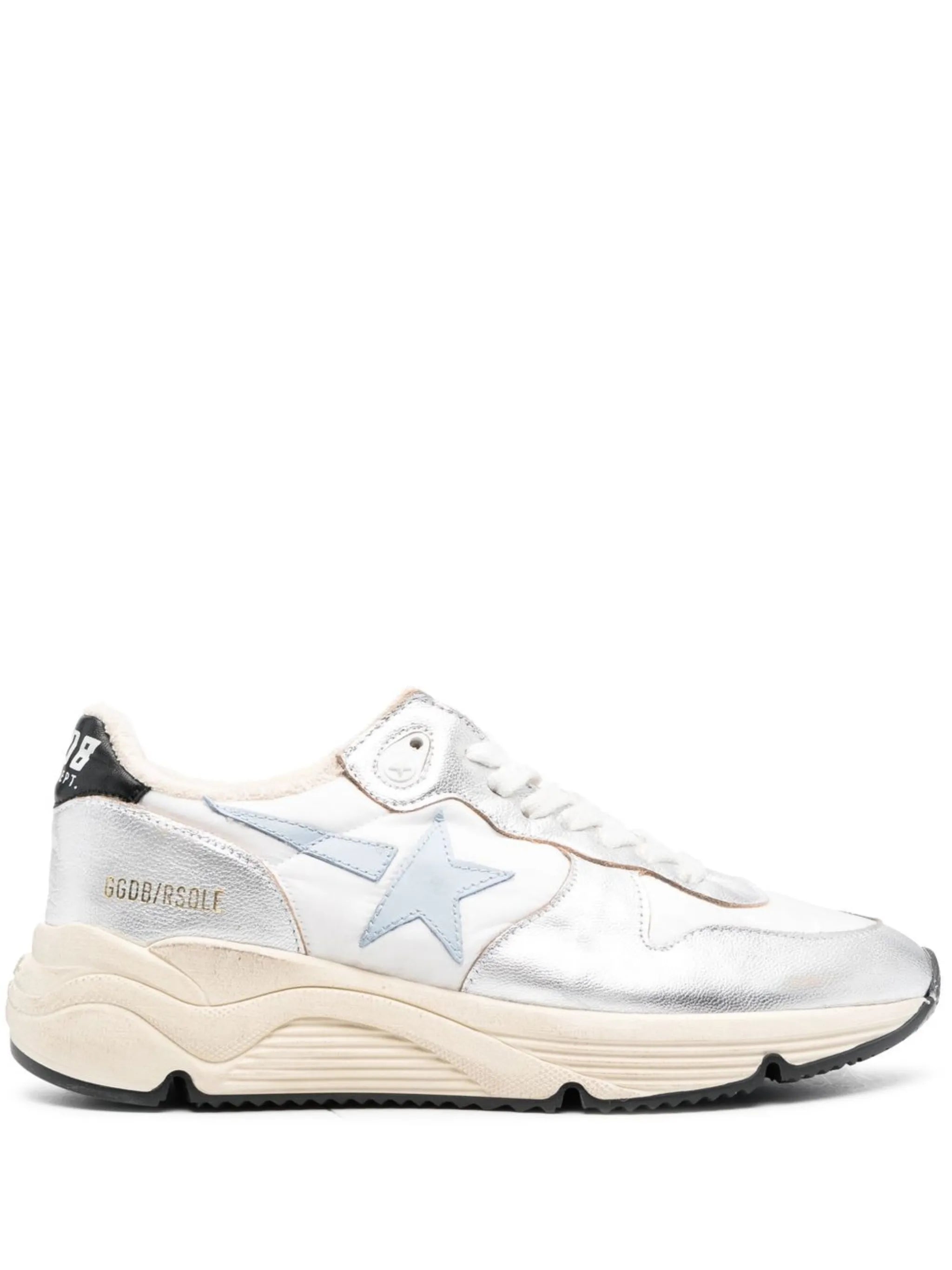 Running Sole metallic sneakers
