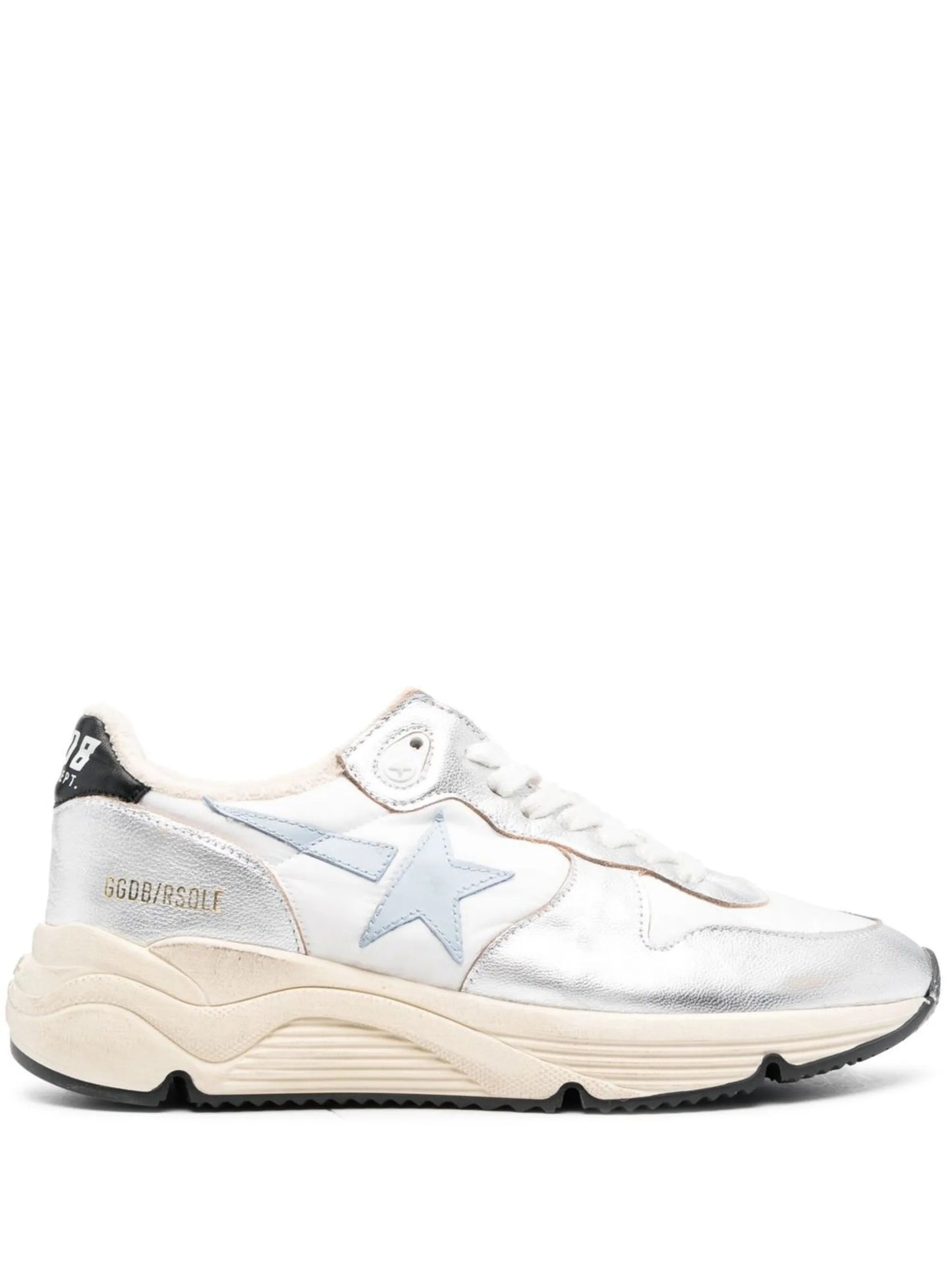 Running Sole metallic sneakers