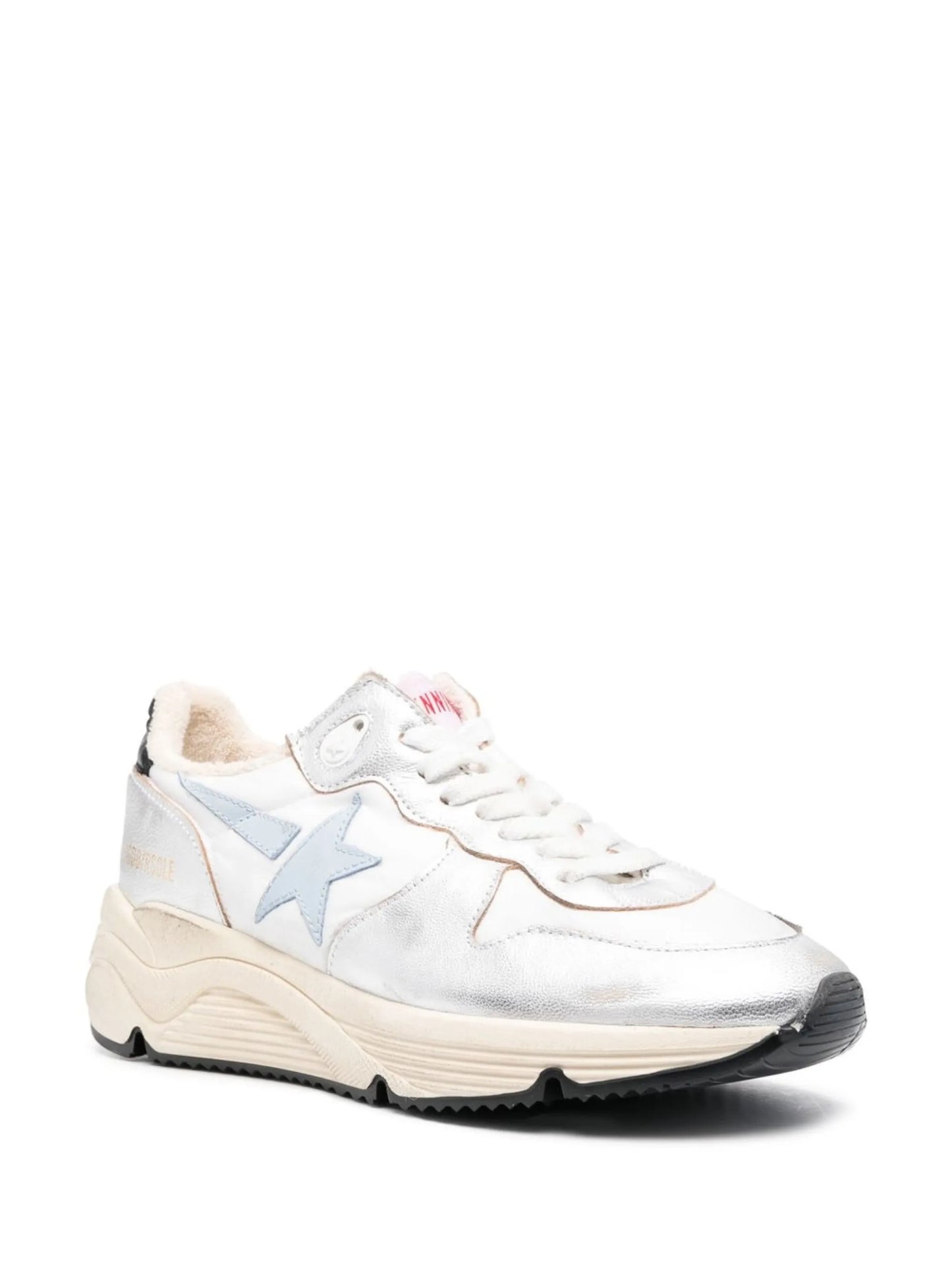 Running Sole metallic sneakers