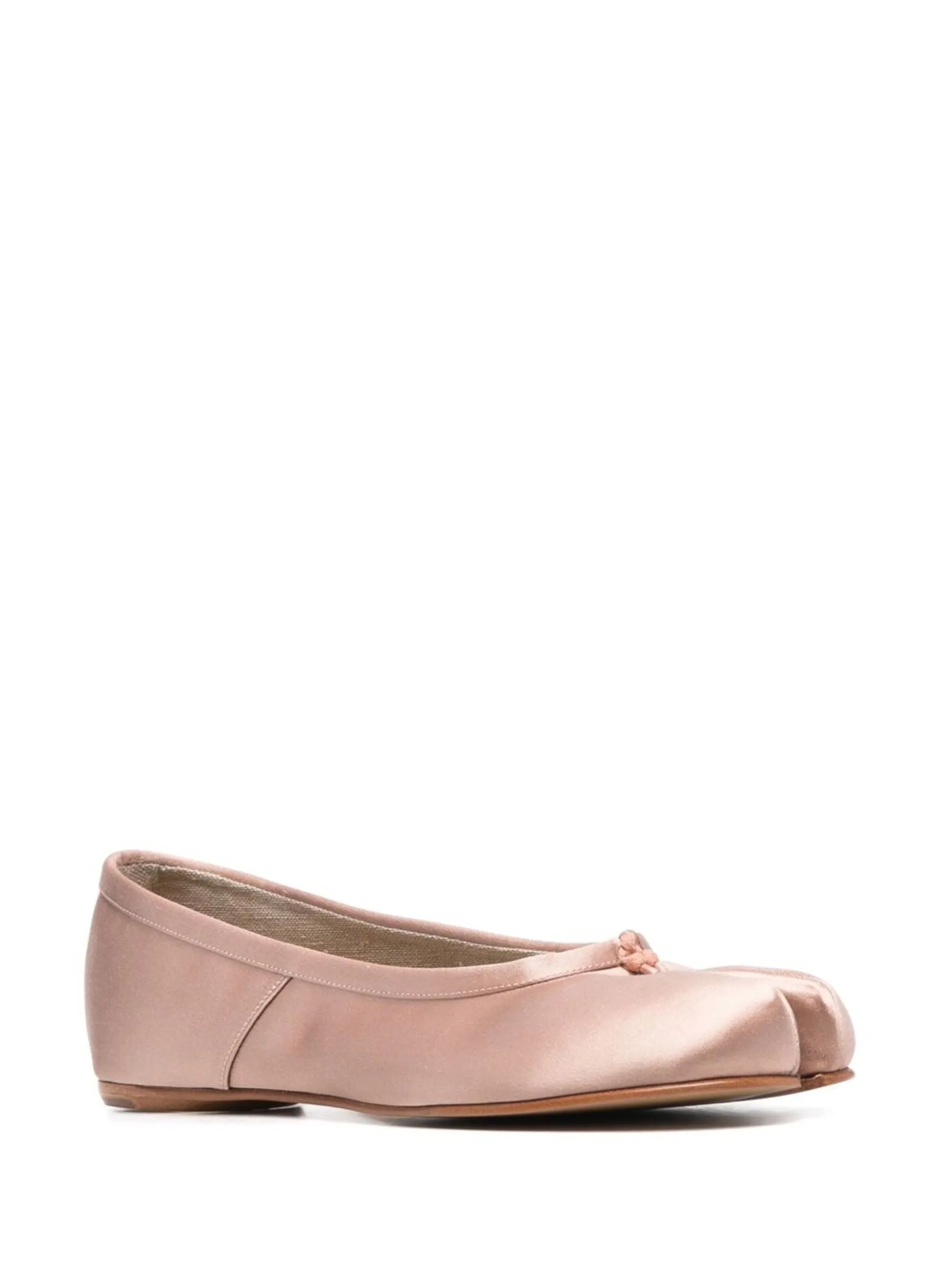Tabi satin ballerina shoes