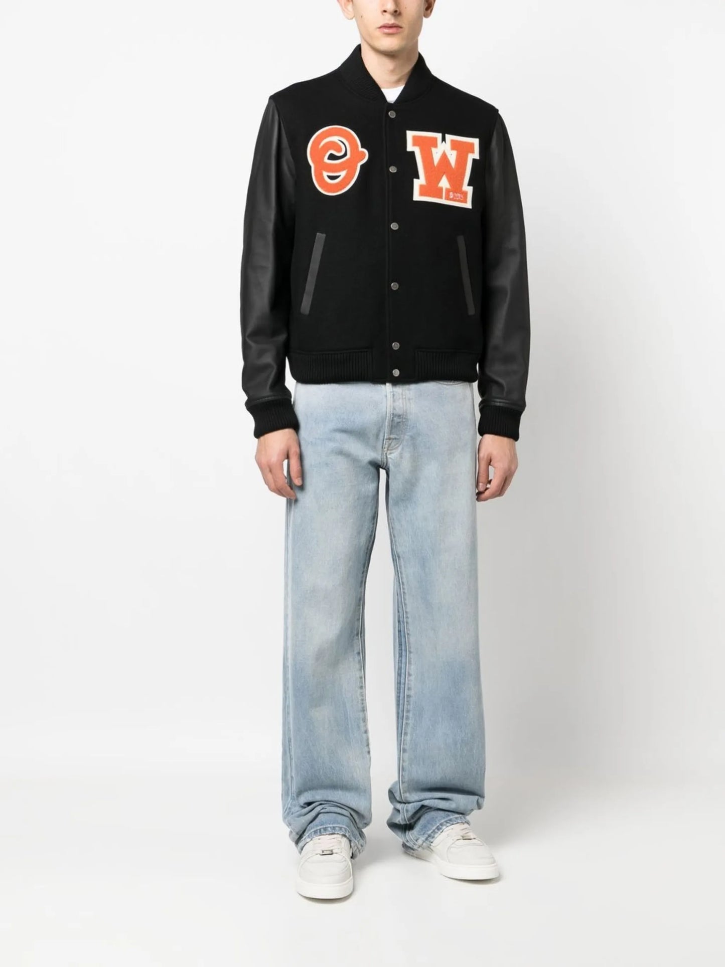 patchwork varsity jacket