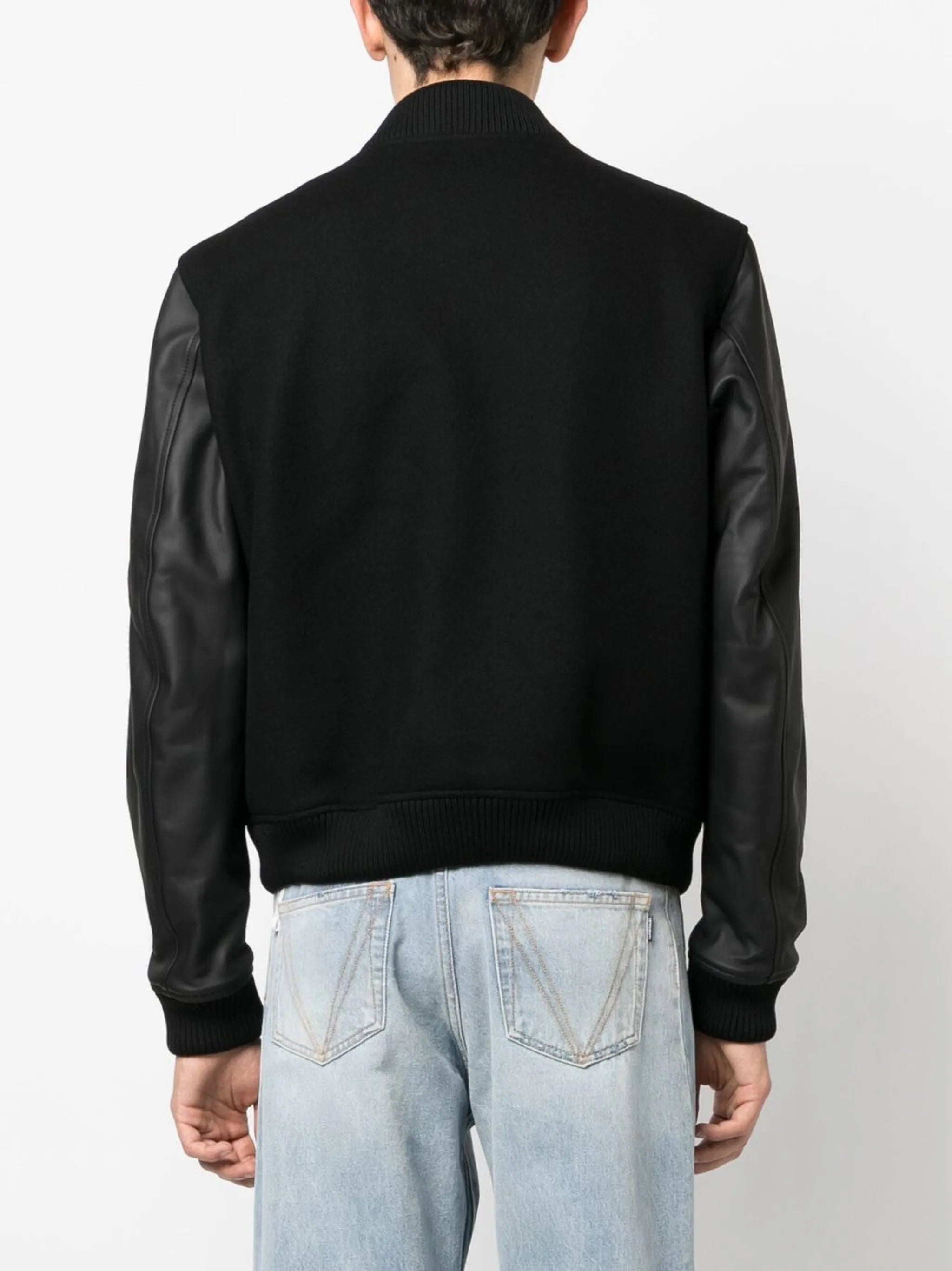patchwork varsity jacket