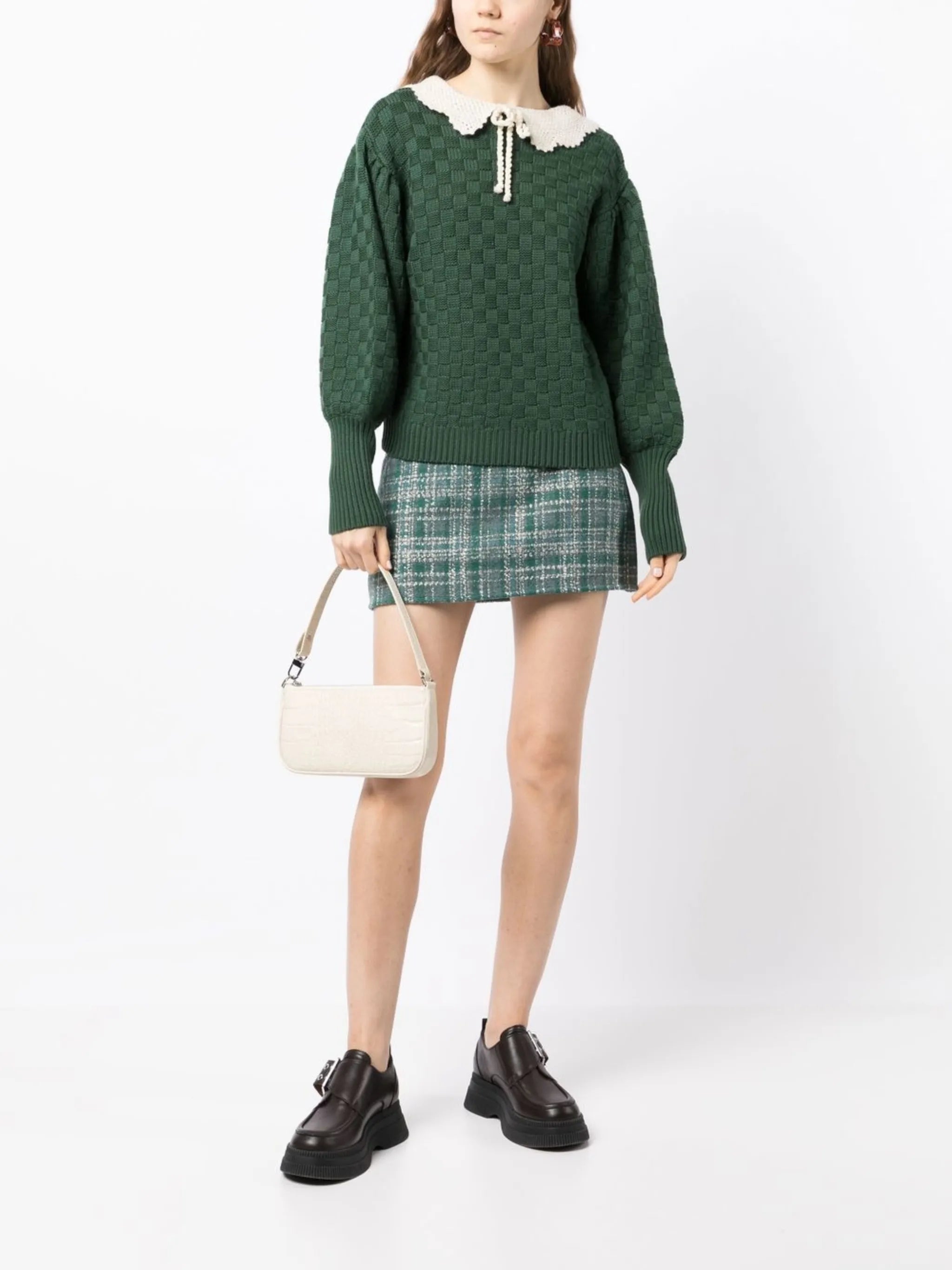Jennie tweed skirt
