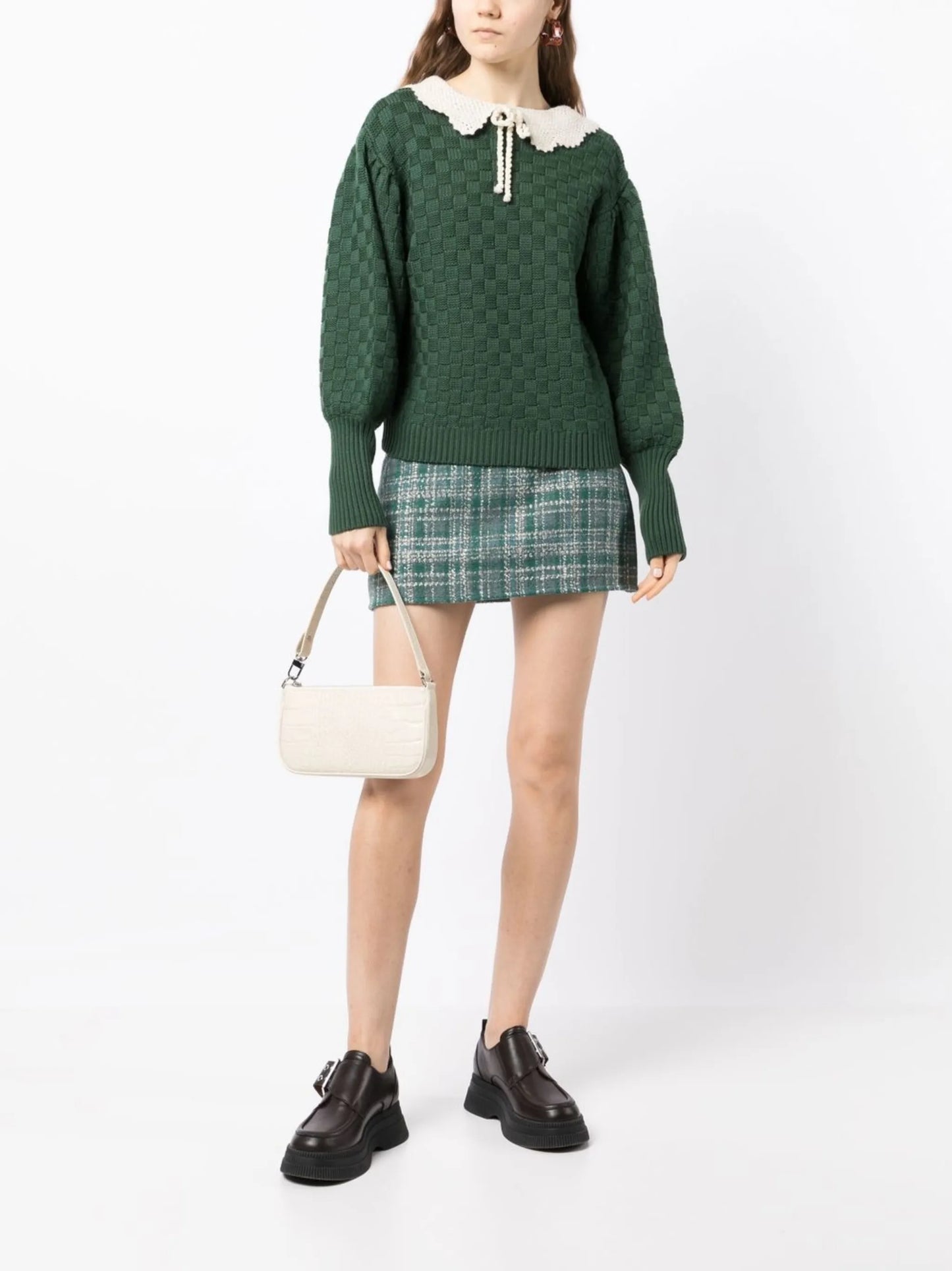 Jennie tweed skirt