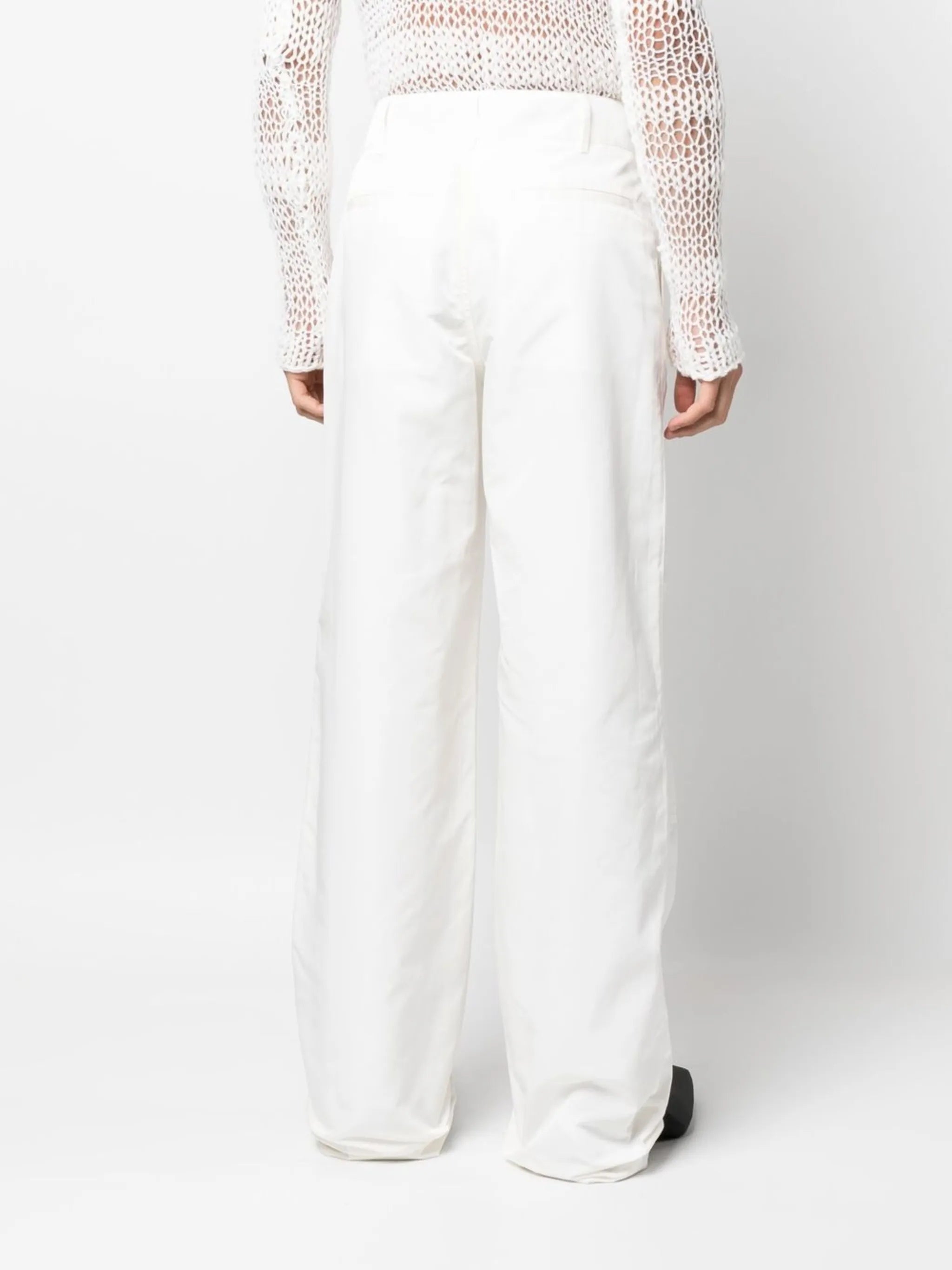 Lightercap straight-leg trousers