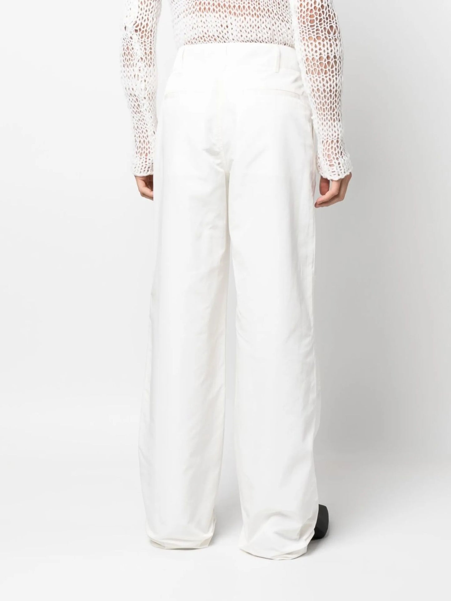 Lightercap straight-leg trousers